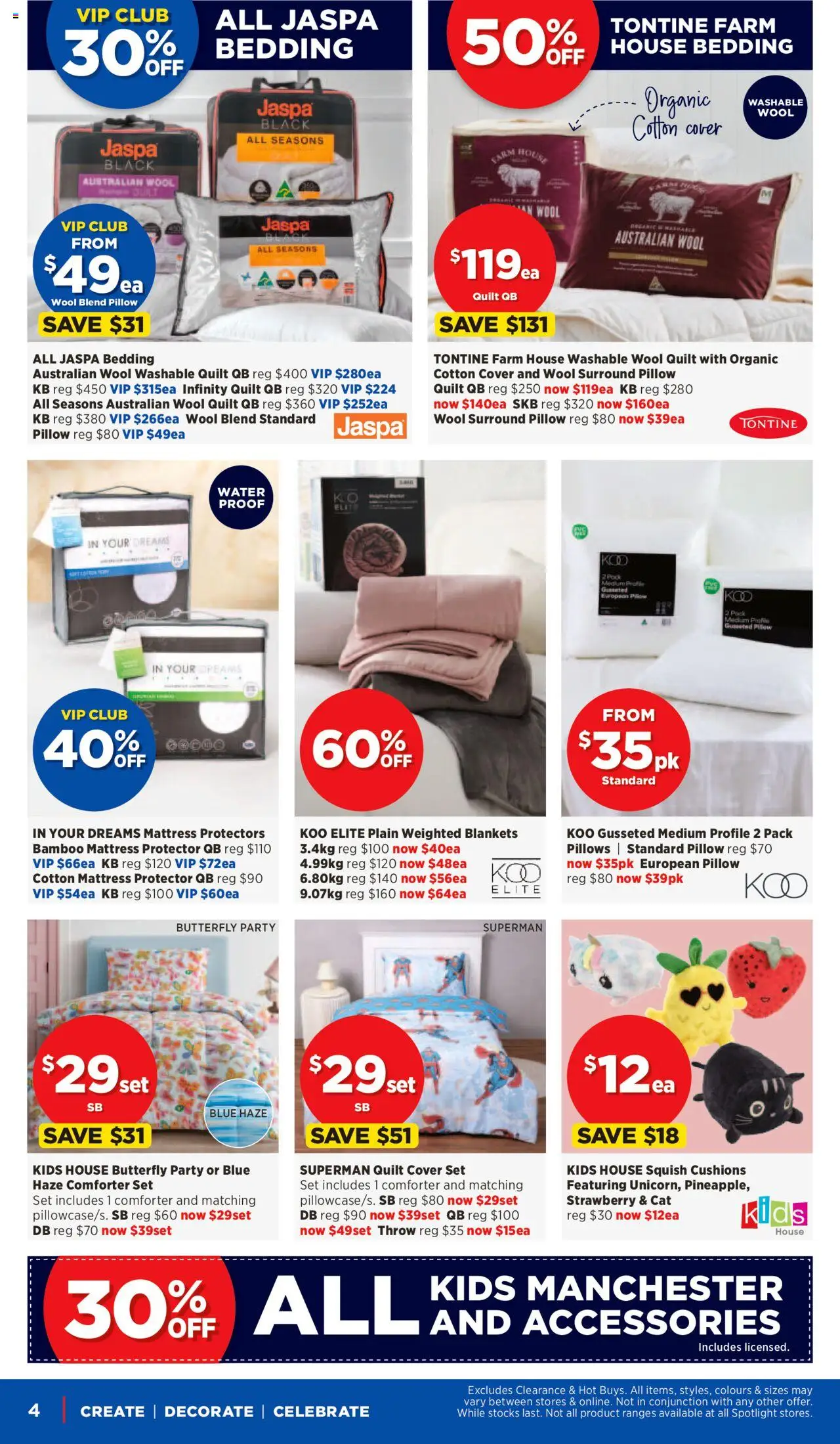 Spotlight catalogue - valid from 07.08.2025 | Page: 4 | Products: Water, Accessories, Mattress, Pillow