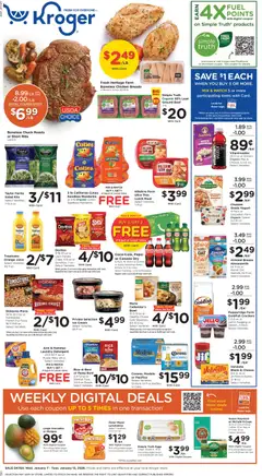 Preview of Kroger weekly ads valid from 07.01.2026