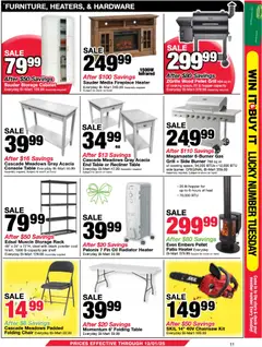 Preview of Bi-Mart weekly ads valid from 25.11.2025 | Page: 11 | Products: Chair, Radiator, Oil, Coat