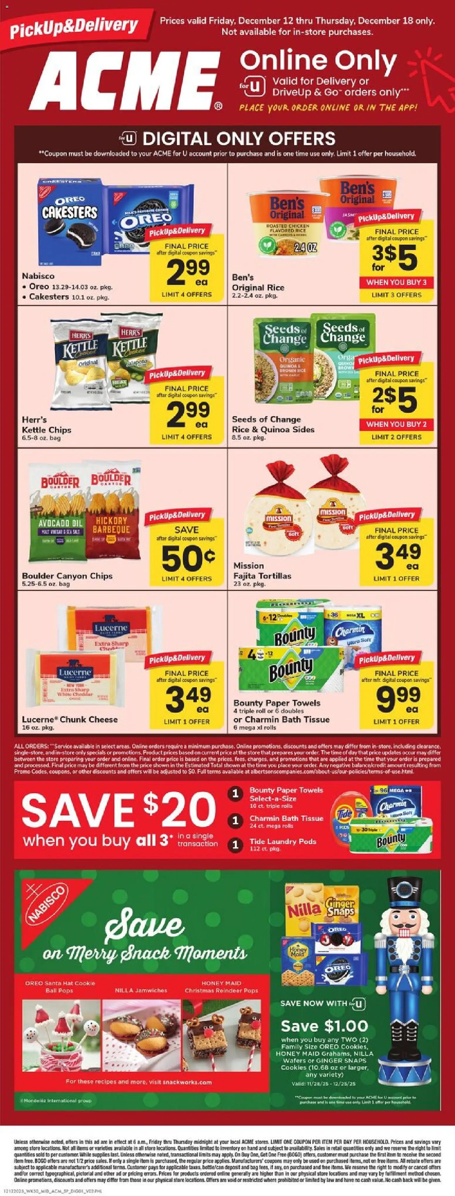 Acme Ad - valid from 12.12.2025 | Page: 1 | Products: Ginger, Cheese, Rice, Kettle