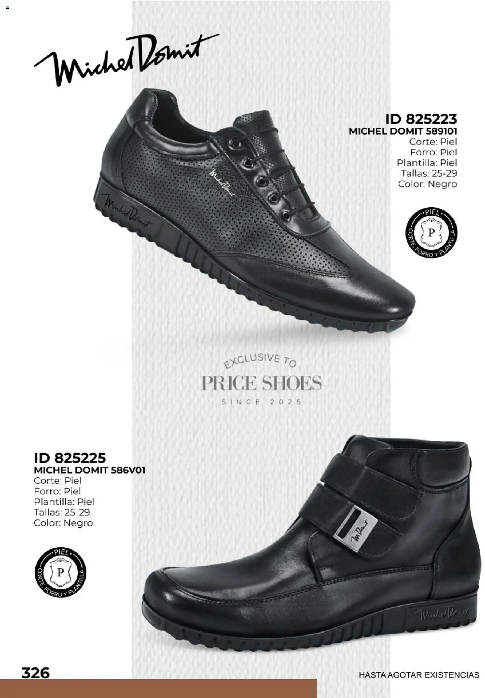 Nuevas ofertas de Price Shoes válidas en toda la República Mexicana desde el 27.10.2025. ¡Encuentra las mejores ofertas en Price Shoes catálogo Todo en uno! | Página: 326