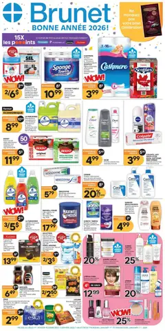 Preview of Brunet weekly flyer / circulaire from shop Brunet valid from 01.01.2026