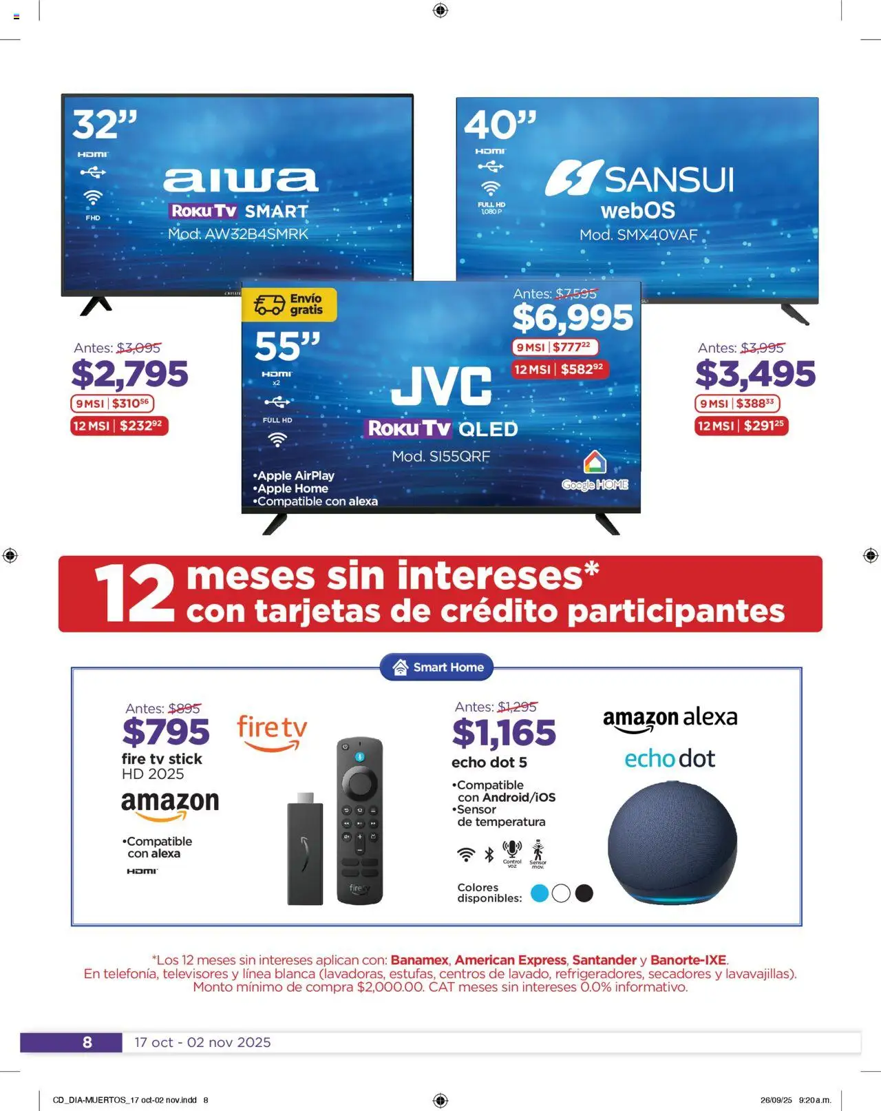 Nuevas ofertas de Chedraui válidas en toda la República Mexicana desde el 17.10.2025. ¡Encuentra las mejores ofertas en Chedraui folleto Este Halloween hazlo divertido! | Página: 8