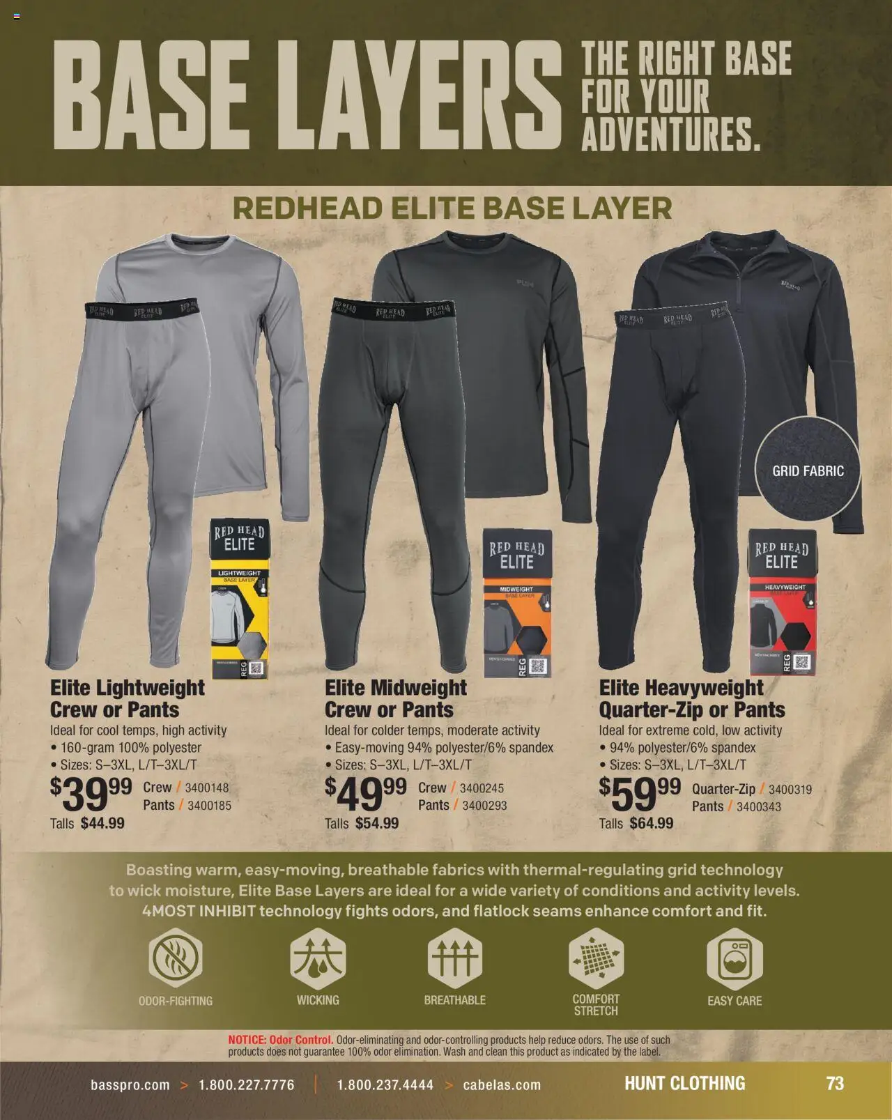 Cabela's Hunting Master 25 - valid from 11.08.2025 | Page: 73 | Products: Bread, Pants