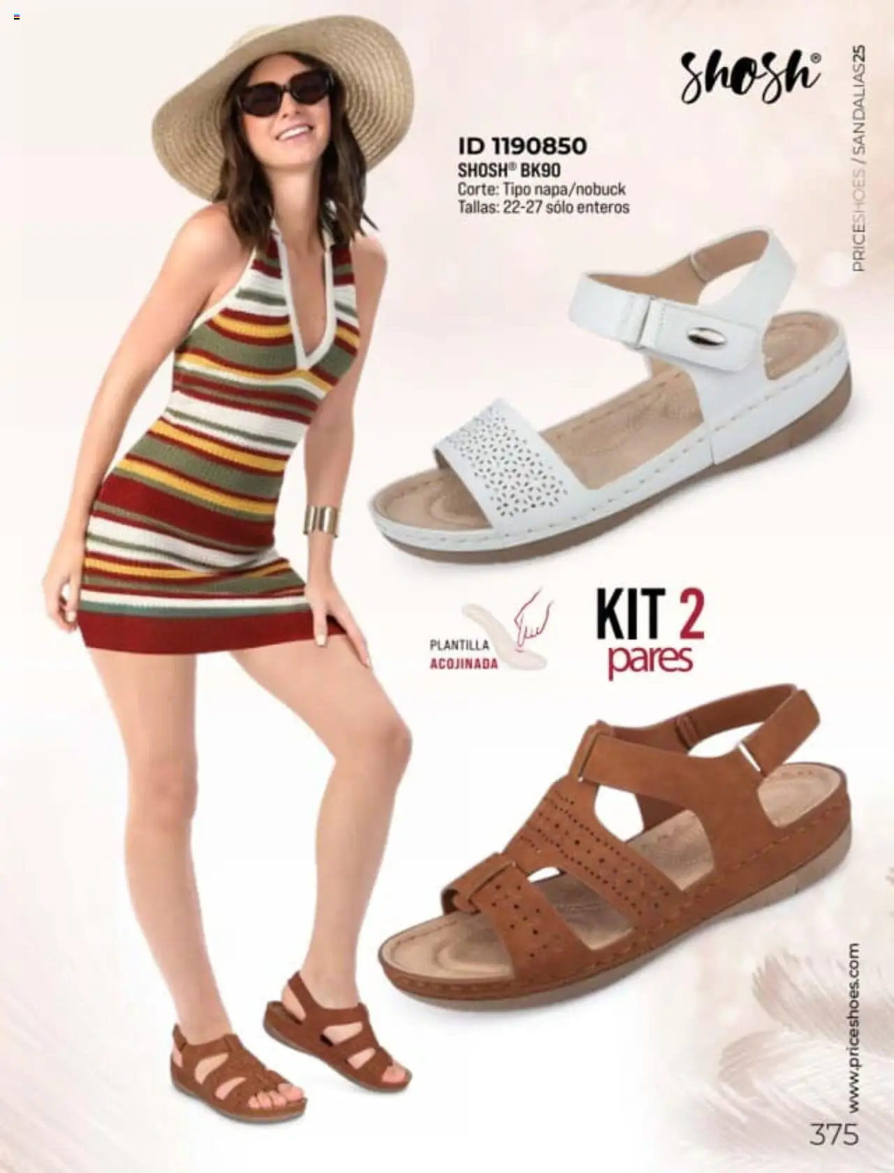 Nuevas ofertas de Price Shoes válidas en toda la República Mexicana desde el 27.01.2025. ¡Encuentra las mejores ofertas en Price Shoes catálogo Sandalias! | Página: 375