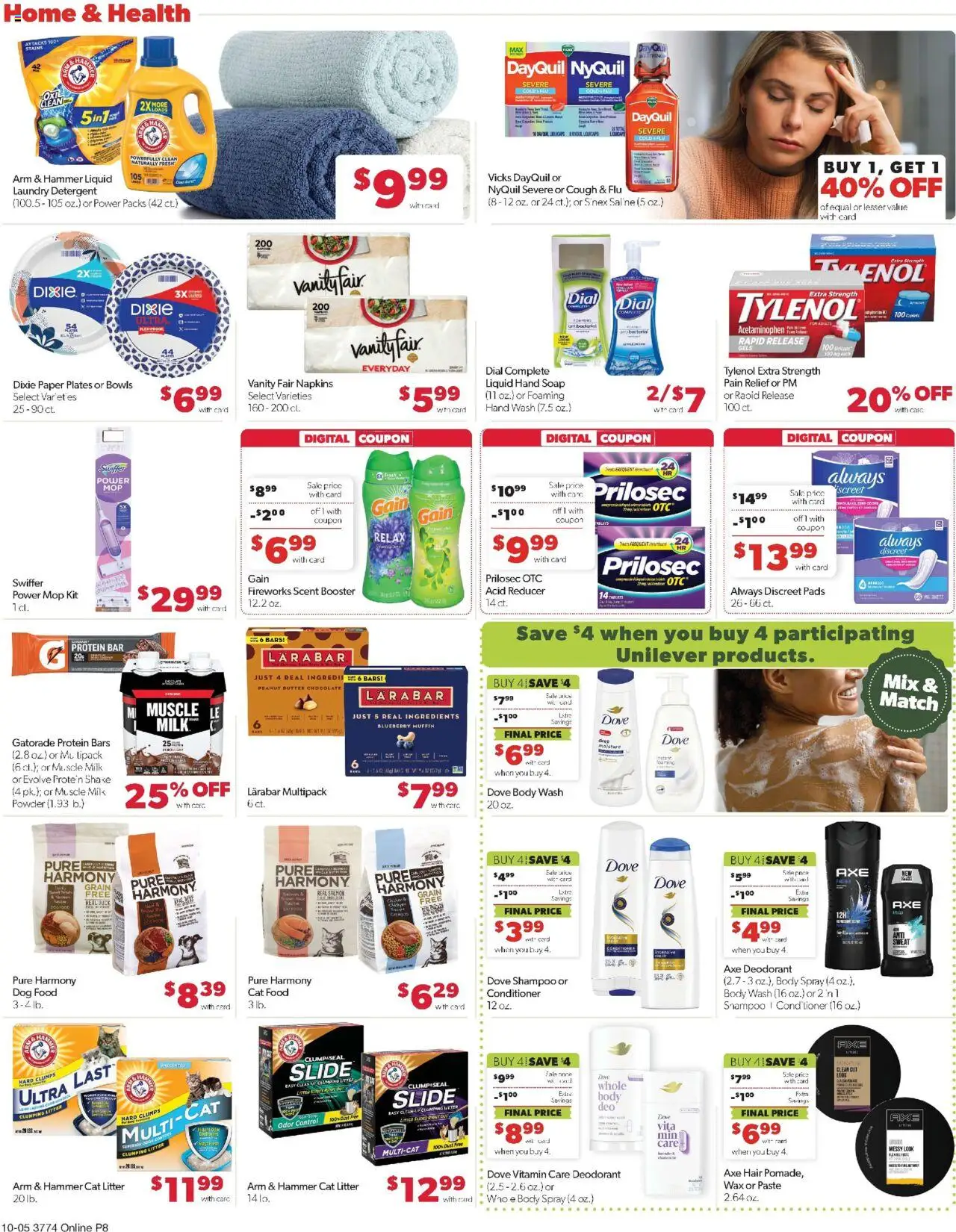 Family Fare Weekly Ad - IA - valid from 05.10.2025 | Page: 16 | Products: Vitamin, Axe, Body Wash, Muffin