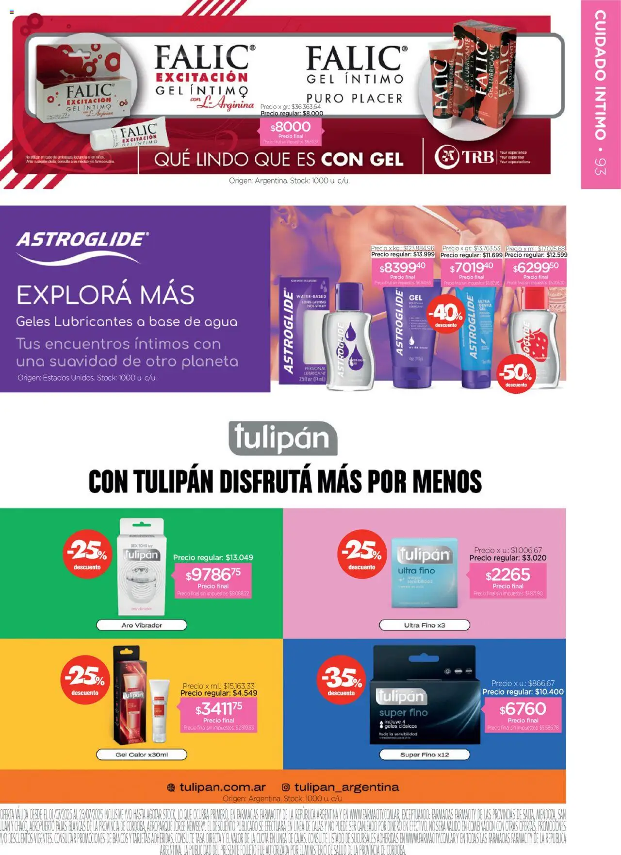 Farmacity catálogo │ válido desde el 01.07.2025 | Página: 93 | Productos: Agua