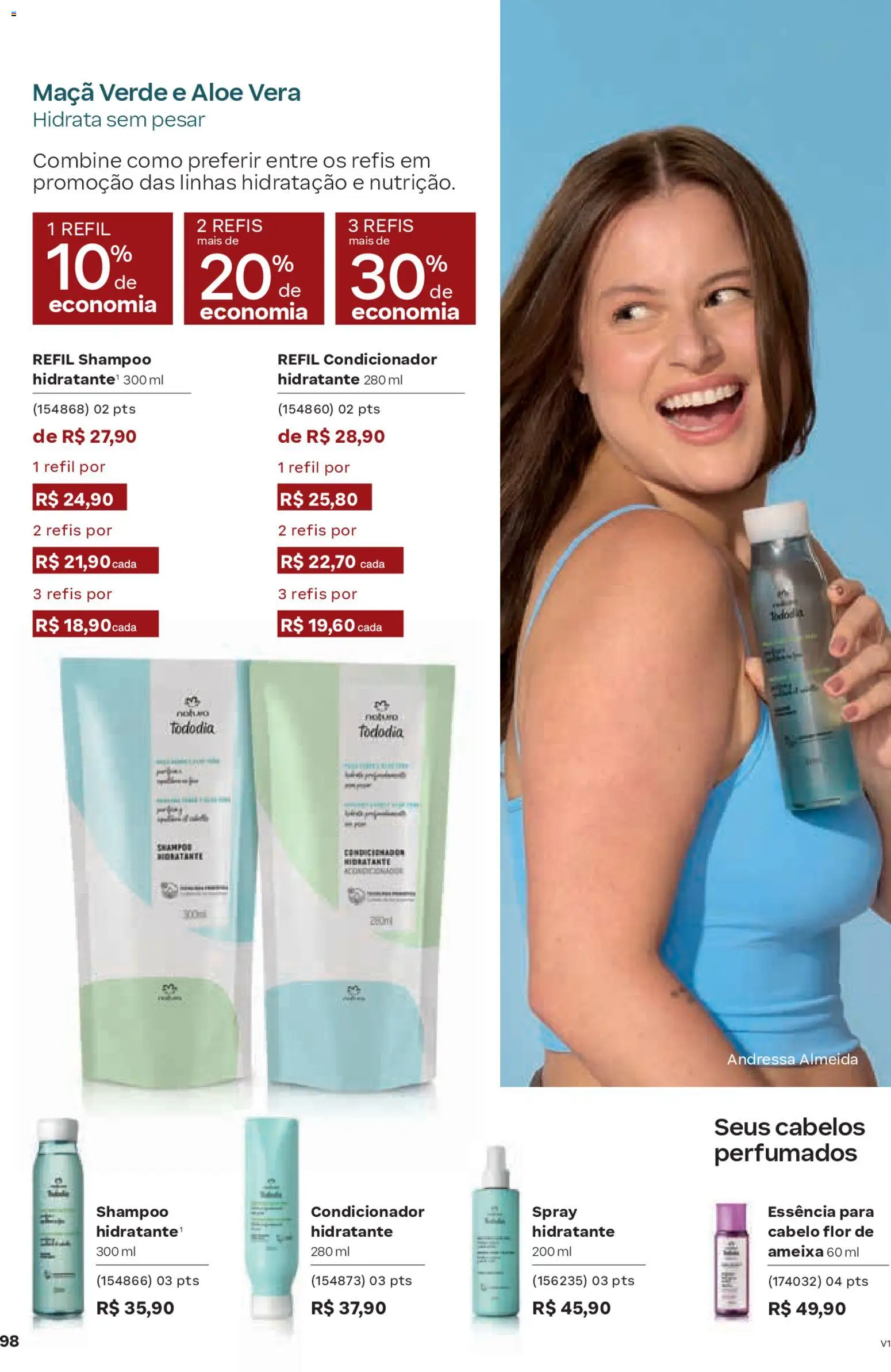 Natura Folheto - válido de 26.12.2025 | Página: 98 | Produtos: Shampoo, Condicionador, Ameixa