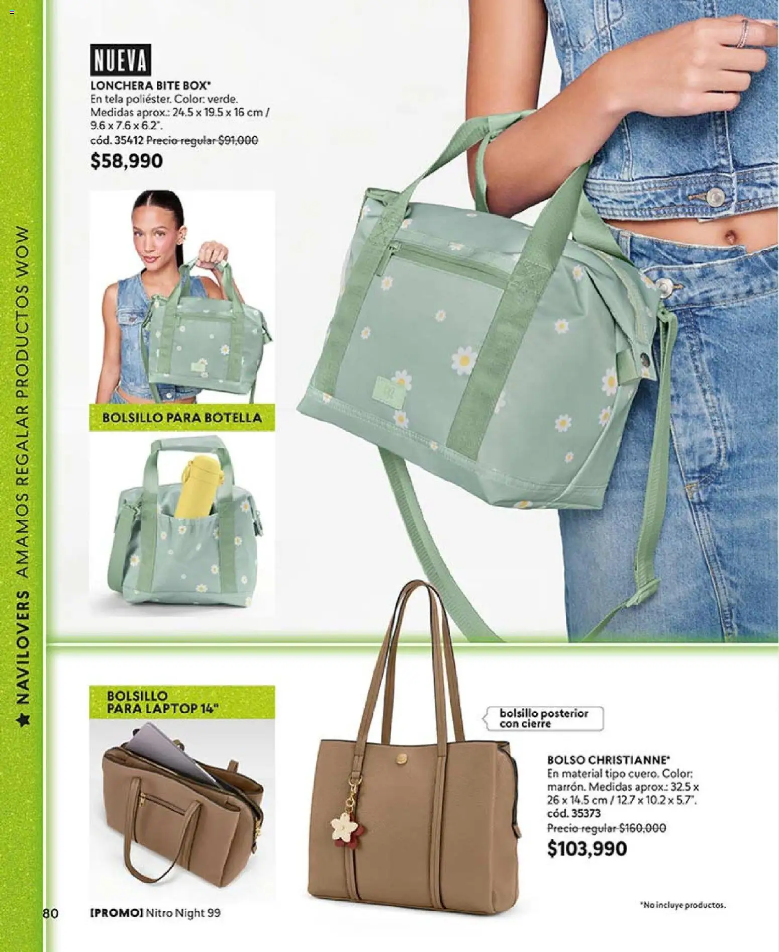 CyZone revista - valida desde el 03.11.2025 | Página: 80 | Productos: Bolso, Botella, Laptop, Lonchera