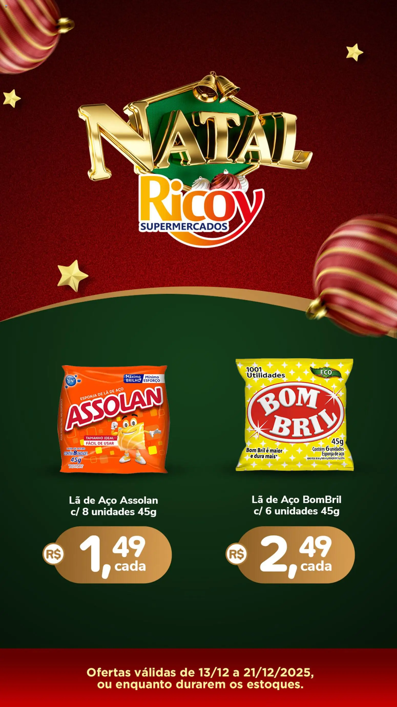 Ricoy Folheto - válido de 13.12.2025 | Página: 2 | Produtos: Esponja, Esponja de aço