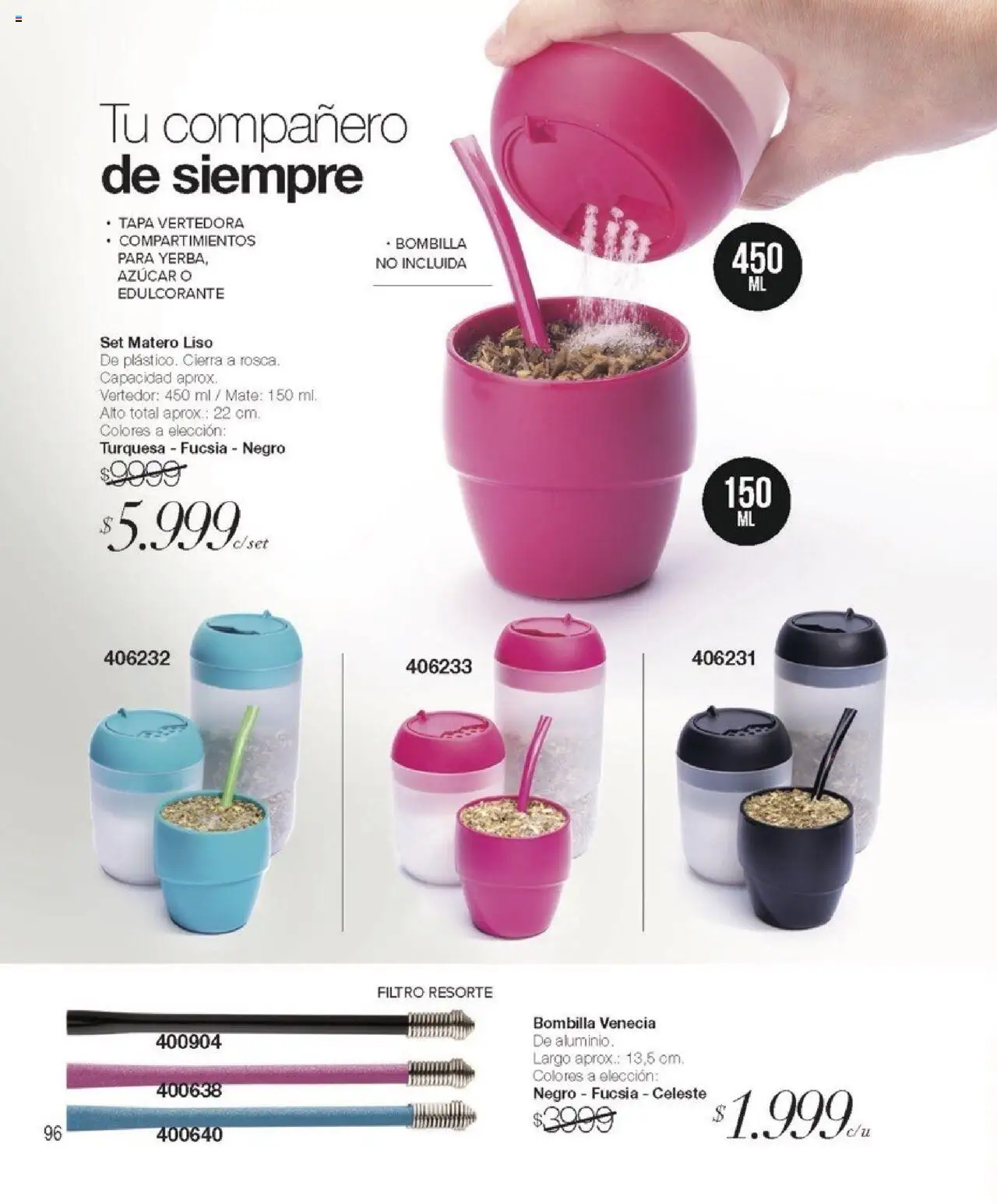 Violetta catálogo │ válido desde el 07.08.2025 | Página: 96 | Productos: Mate, Azucar, Edulcorante, Bombilla