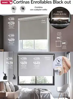 Vista previa de Colchas Concord catálogo, nuevo folleto de la tienda, válido en México a partir del 01.02.2026 | Página: 108 | Productos: Cortinas