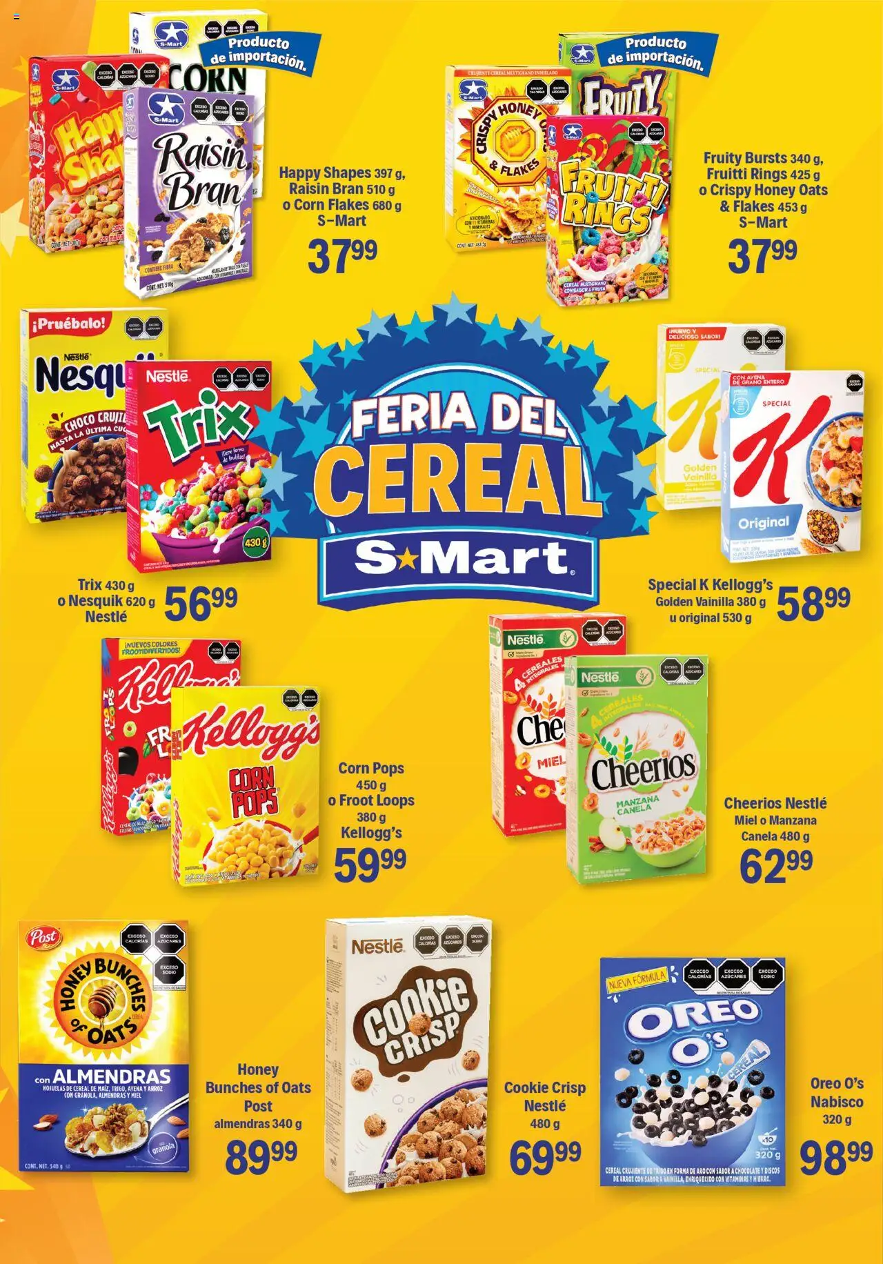 Nuevas ofertas de S-Mart válidas en toda la República Mexicana desde el 23.09.2025. ¡Encuentra las mejores ofertas en S-Mart - Folleto de Feria - Chihuahua! | Página: 3 | Productos: Almendras, Chocolate, Arroz, Vitaminas