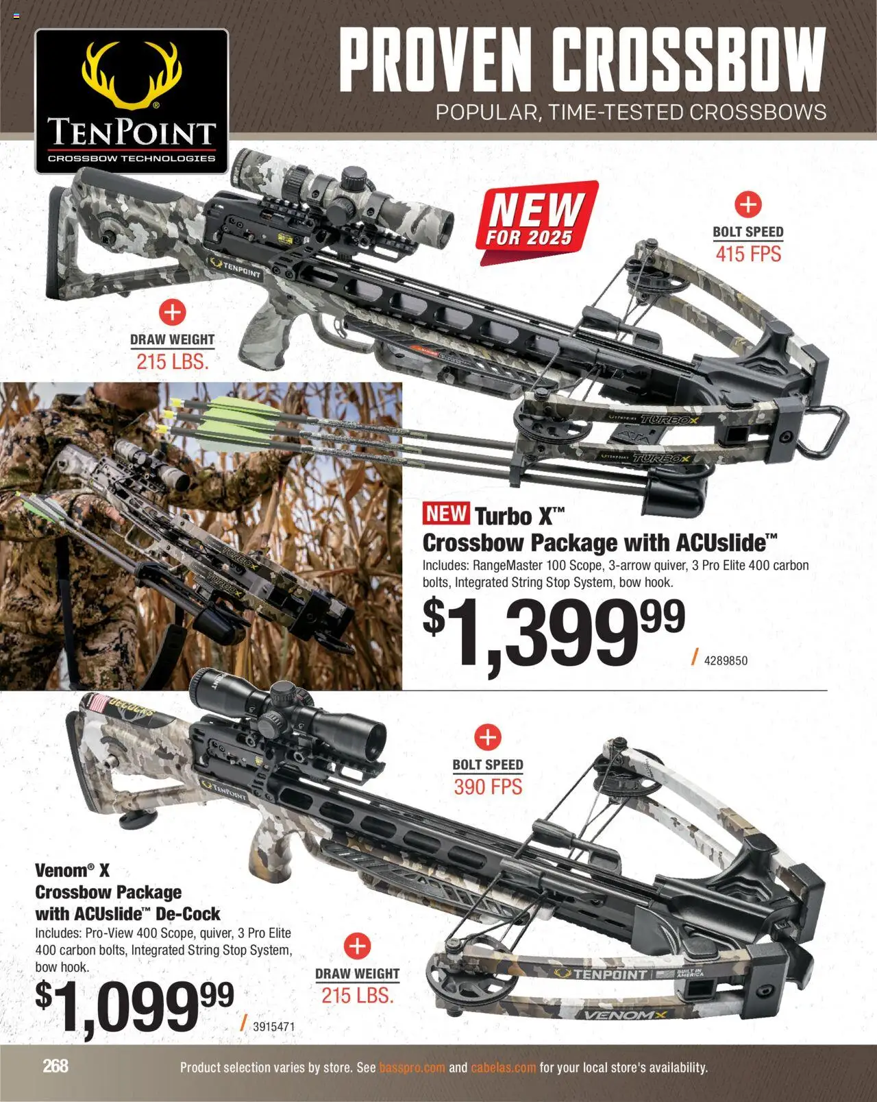 Cabela's Hunting Master 25 - valid from 11.08.2025 | Page: 268 | Products: Hook, Bow, Crossbow, Weight