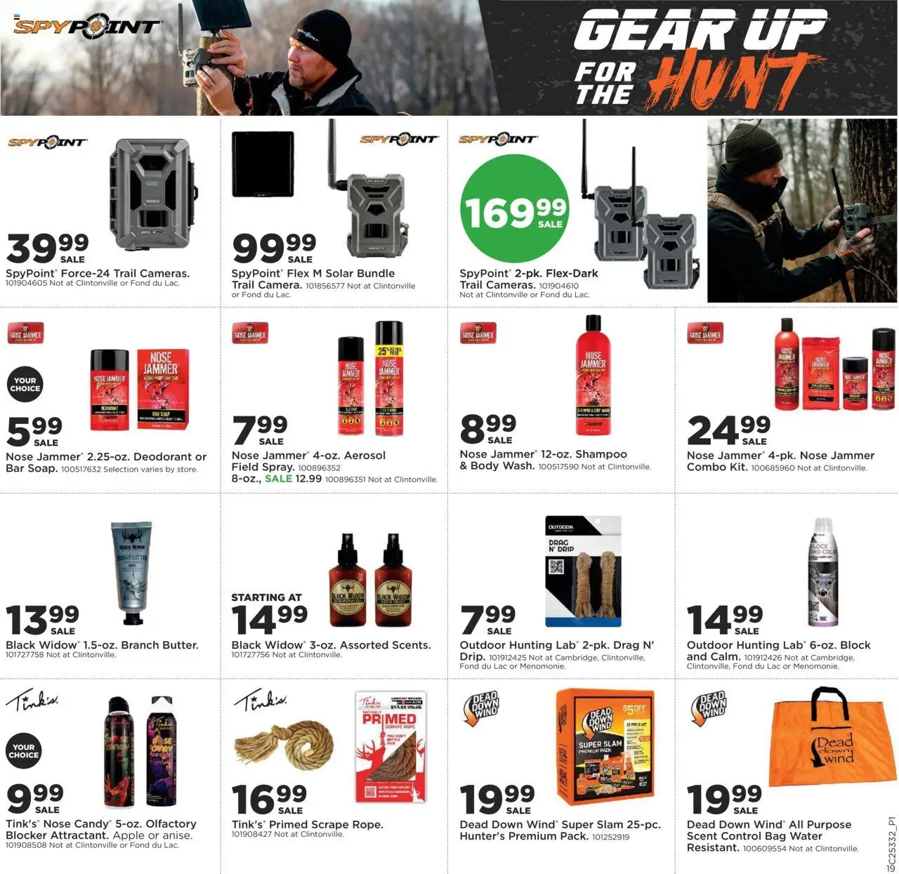 Mills Fleet Farm Gear Up For the Hunt - valid from 14.08.2025 | Page: 19 | Products: Shampoo, Soap, Deodorant, Water