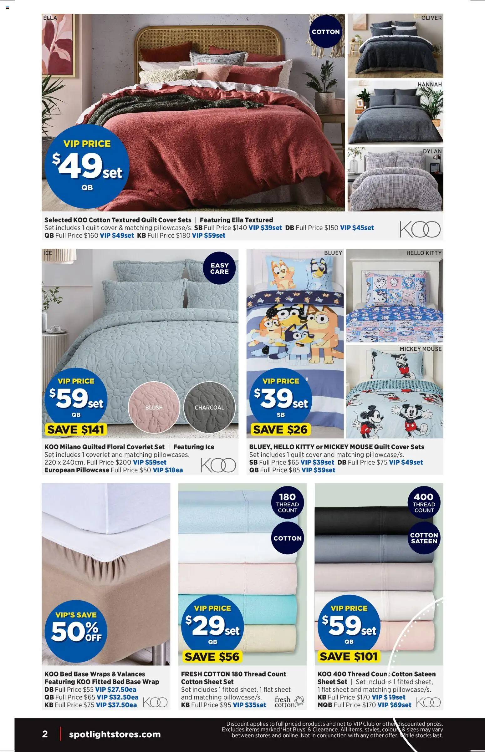 Spotlight catalogue - valid from 25.02.2026 | Page: 2 | Products: Floral, Blush, Mouse, Bed