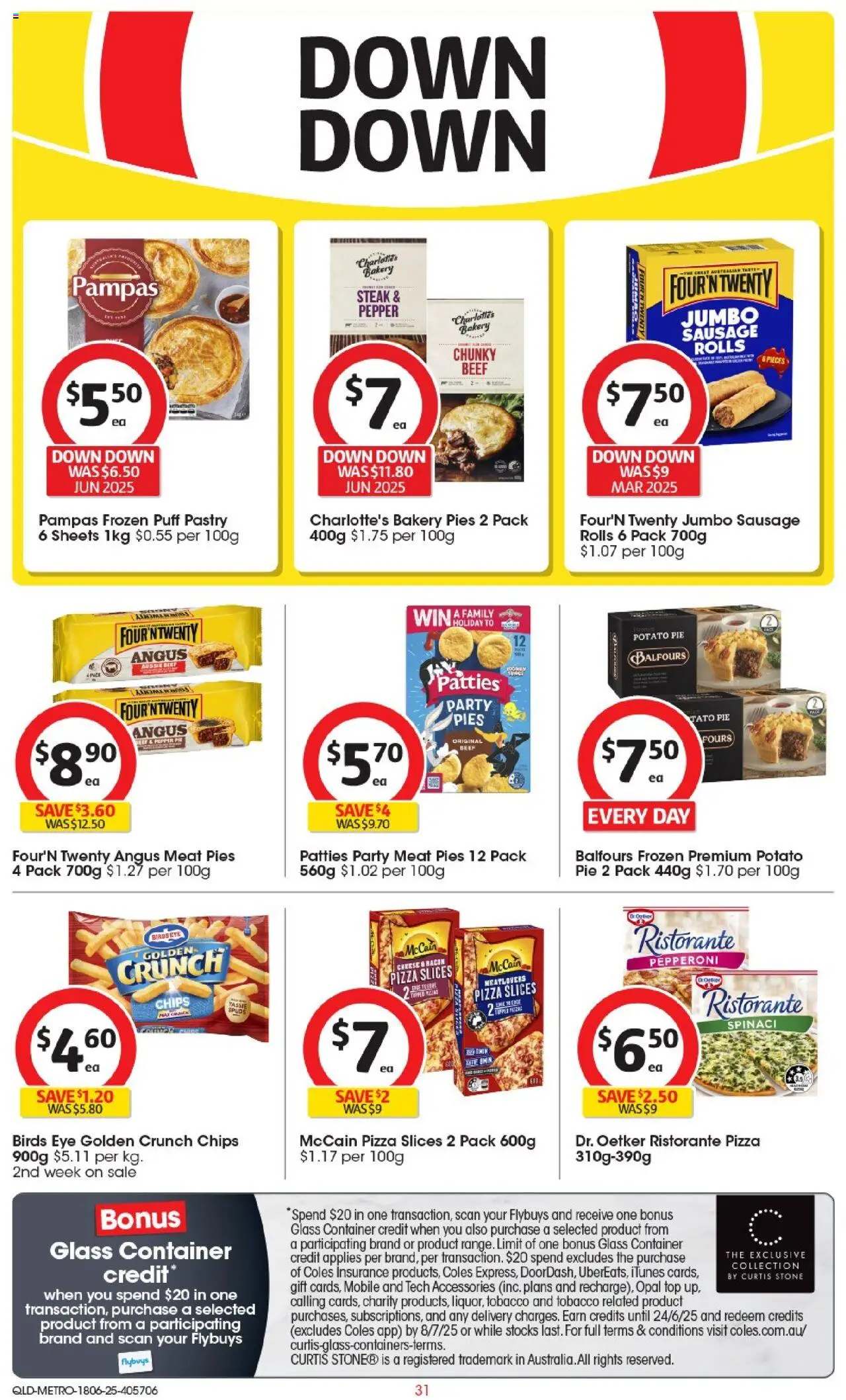 Coles catalogue - valid from 18.06.2025 | Page: 31 | Products: Bacon, Accessories, Pies, Mobile