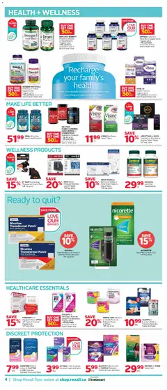 Preview of Rexall weekly flyer / circulaire from shop Rexall valid from 24.04.2026 | Page: 11 | Products: Fish, Iron, Chair, Shower