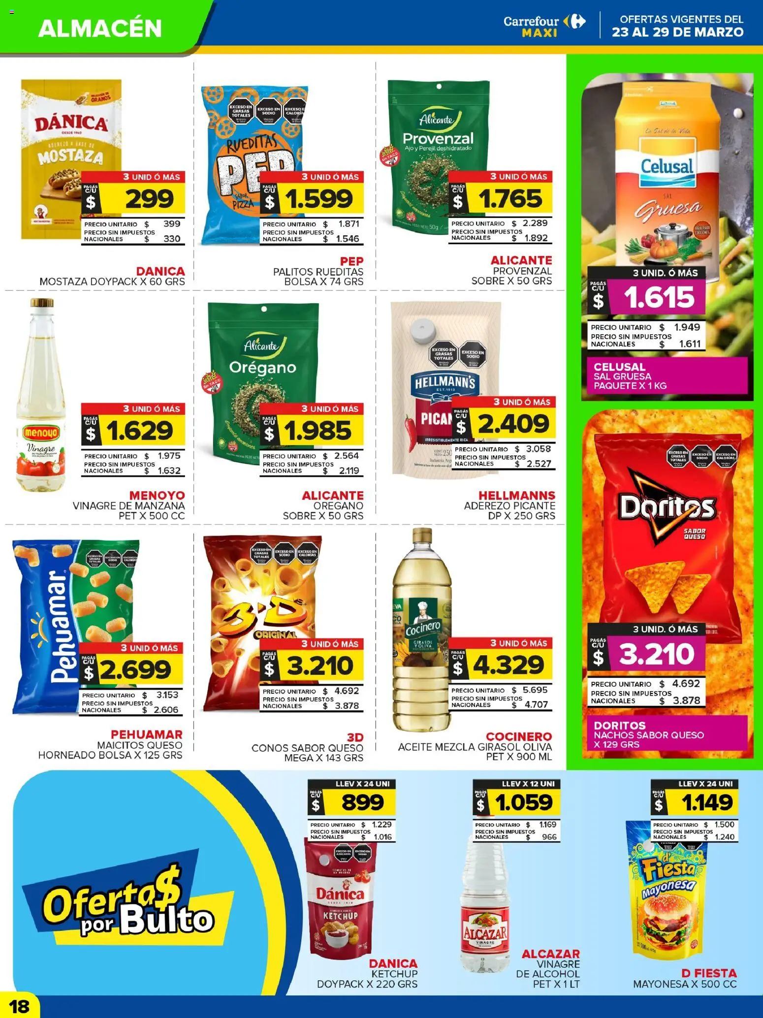 Carrefour Maxi catálogo │ válido desde el 23.03.2026 | Página: 18 | Productos: Aderezo, Manzana, Orégano, Perejil