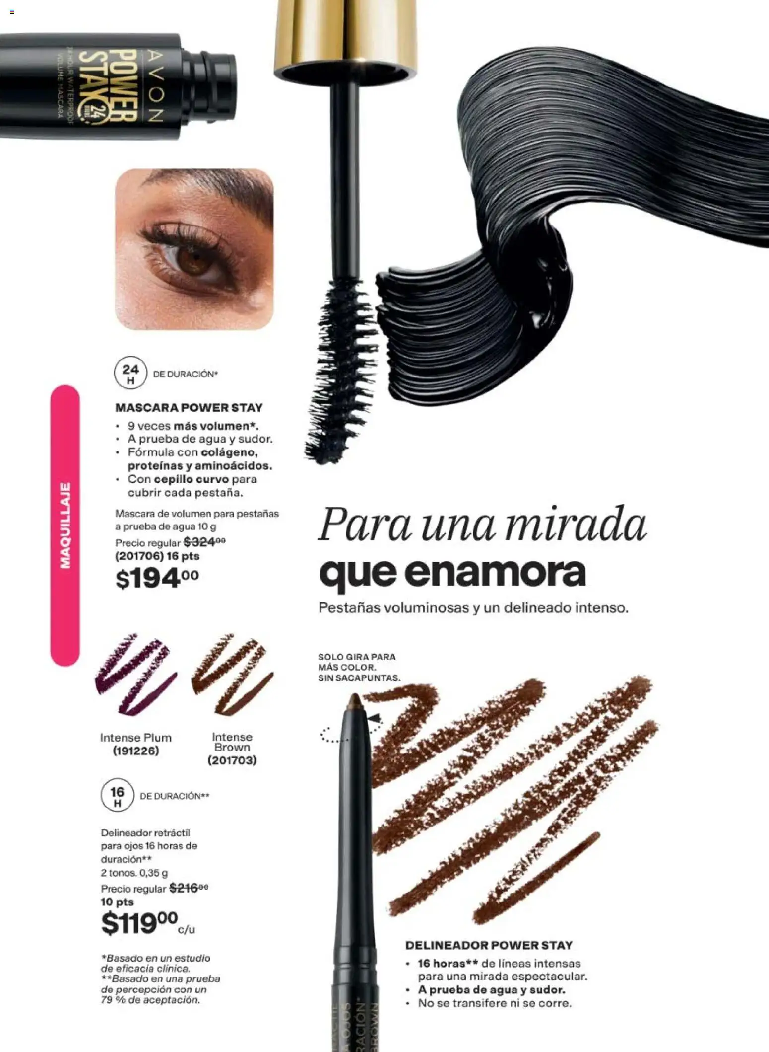 Nuevas ofertas de AVON válidas en toda la República Mexicana desde el 08.05.2026. ¡Encuentra las mejores ofertas en AVON campaña 8 2026! | Página: 79 | Productos: Cepillo, Máscara, Agua, Delineador