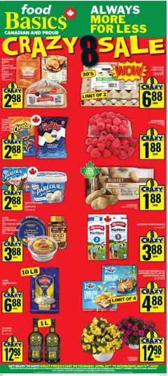 Preview of Food Basics weekly flyer - Ajax from shop Food Basics valid from 30.04.2026