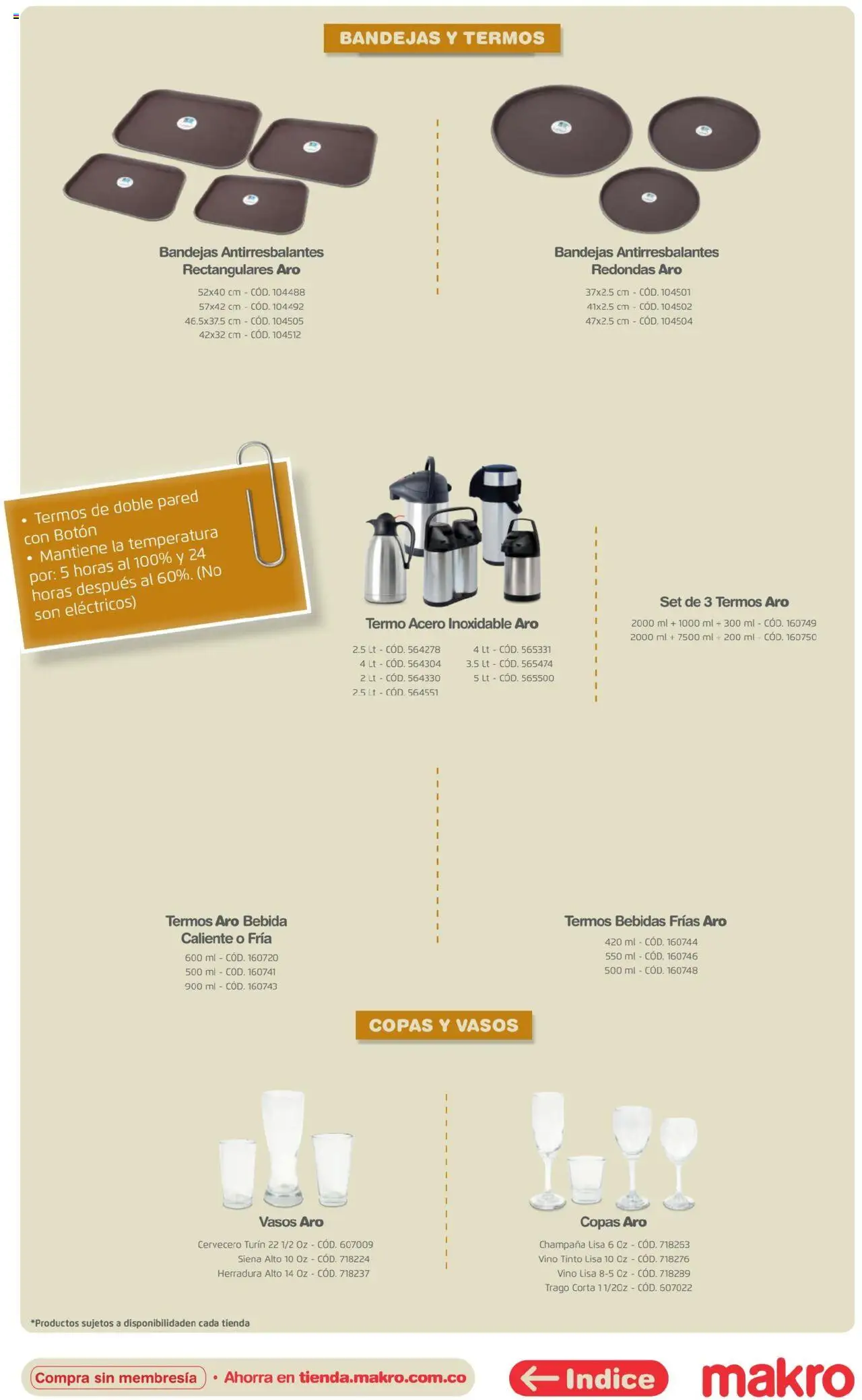 Makro revista - valida desde el 16.04.2025 | Página: 76 | Productos: Vasos, Termo, Champaña, Vino