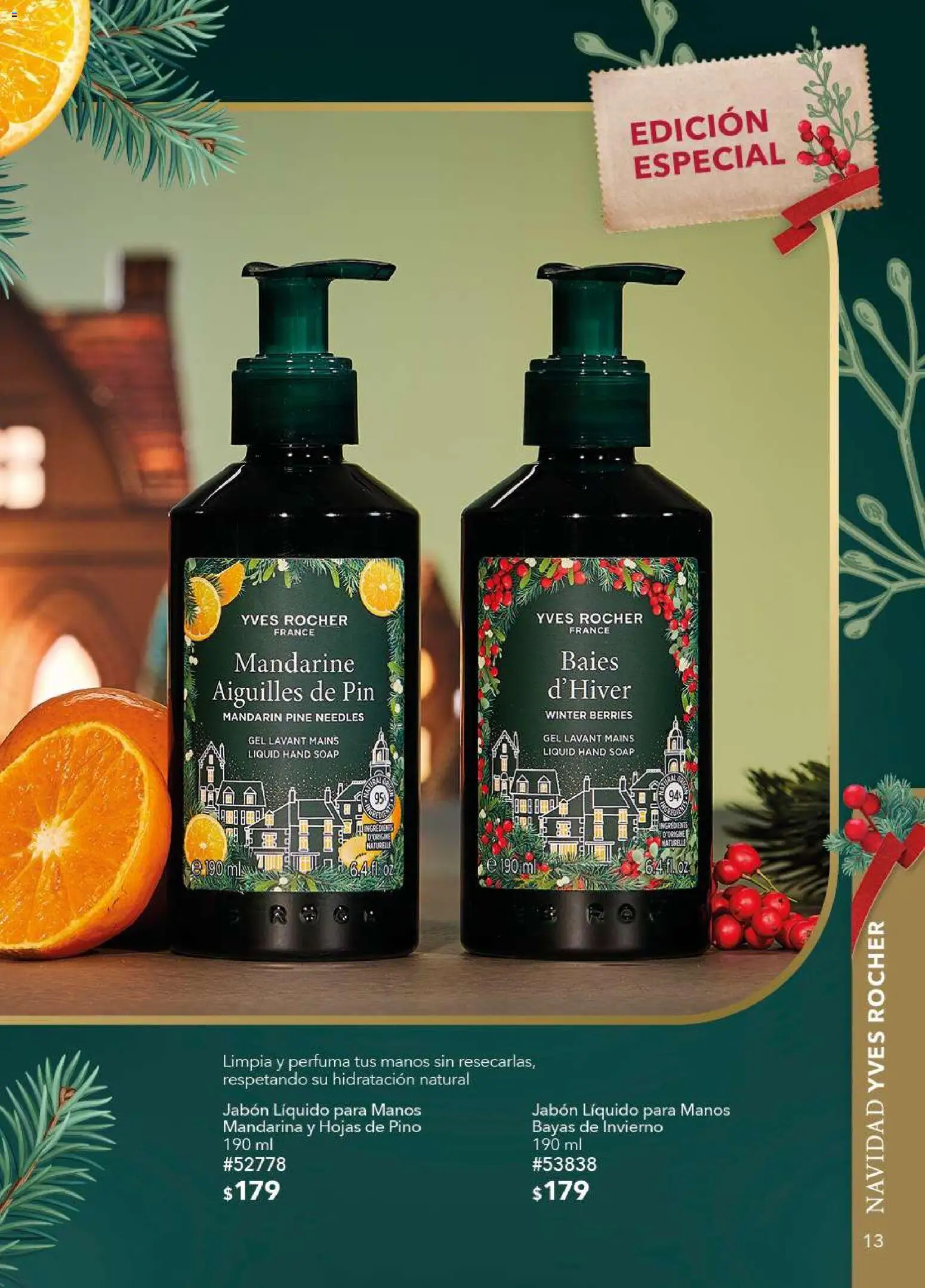 Nuevas ofertas de Yves Rocher válidas en toda la República Mexicana desde el 09.12.2025. ¡Encuentra las mejores ofertas en Yves Rocher campaña 17 2025! | Página: 13 | Productos: Jabón líquido, Jabón