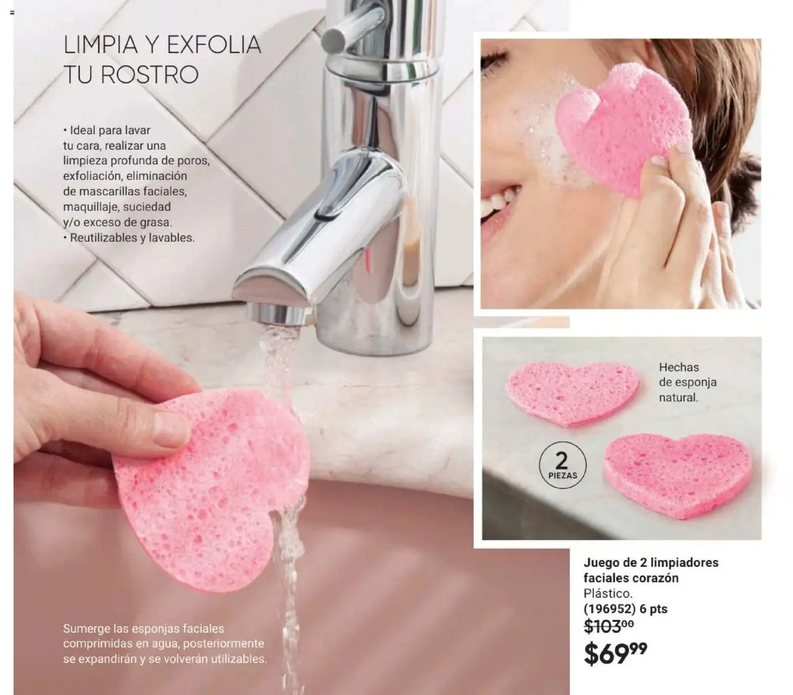 Nuevas ofertas de AVON válidas en toda la República Mexicana desde el 10.01.2026. ¡Encuentra las mejores ofertas en AVON Casa & Estilo 2 2026! | Página: 101 | Productos: Esponja, Juego