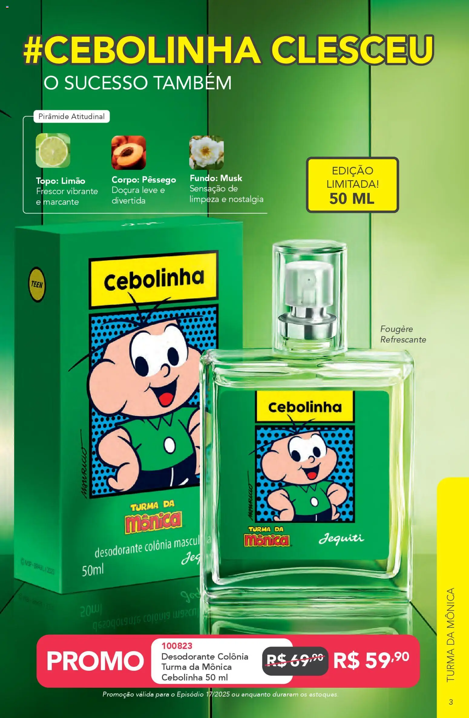 Jequiti Folheto - válido de 02.12.2025 | Página: 3 | Produtos: Pêssego, Desodorante