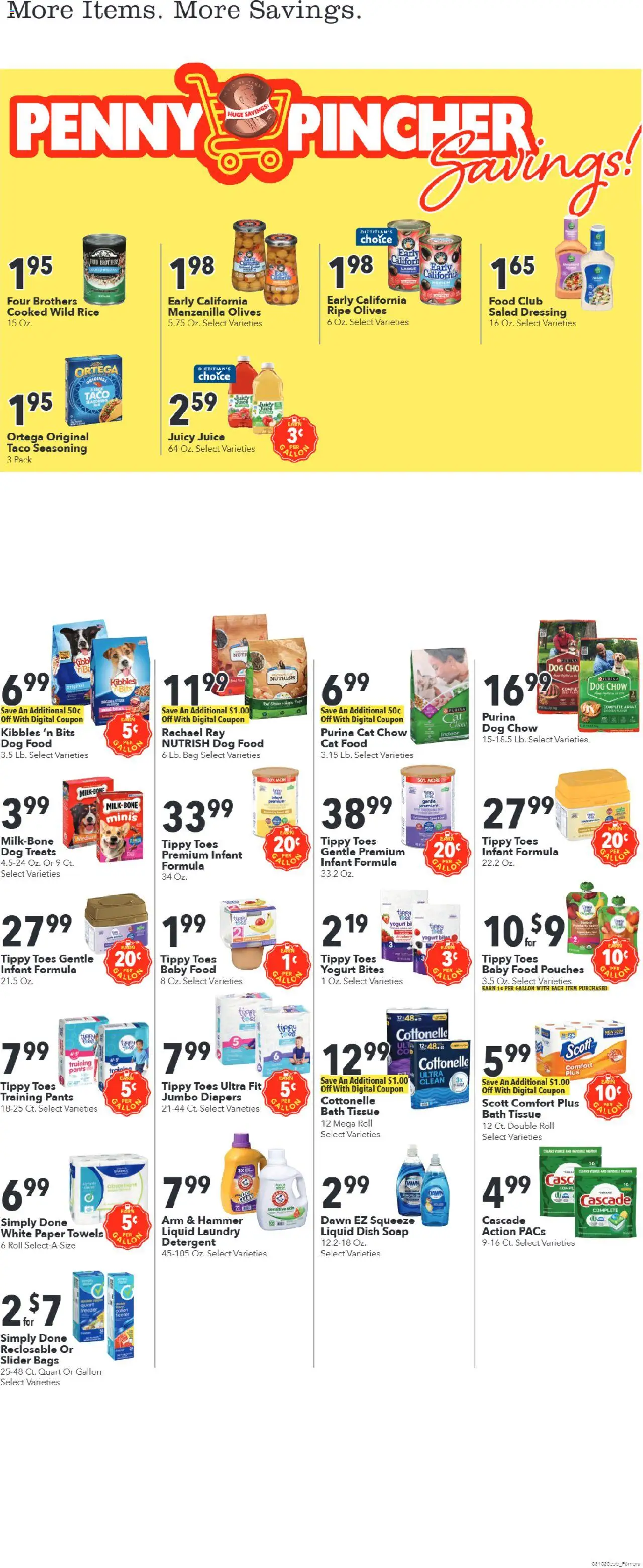 Coborn's Weekly Ad - valid from 10.08.2025 | Page: 6 | Products: Dog Treats, Juice, Detergent, Salad