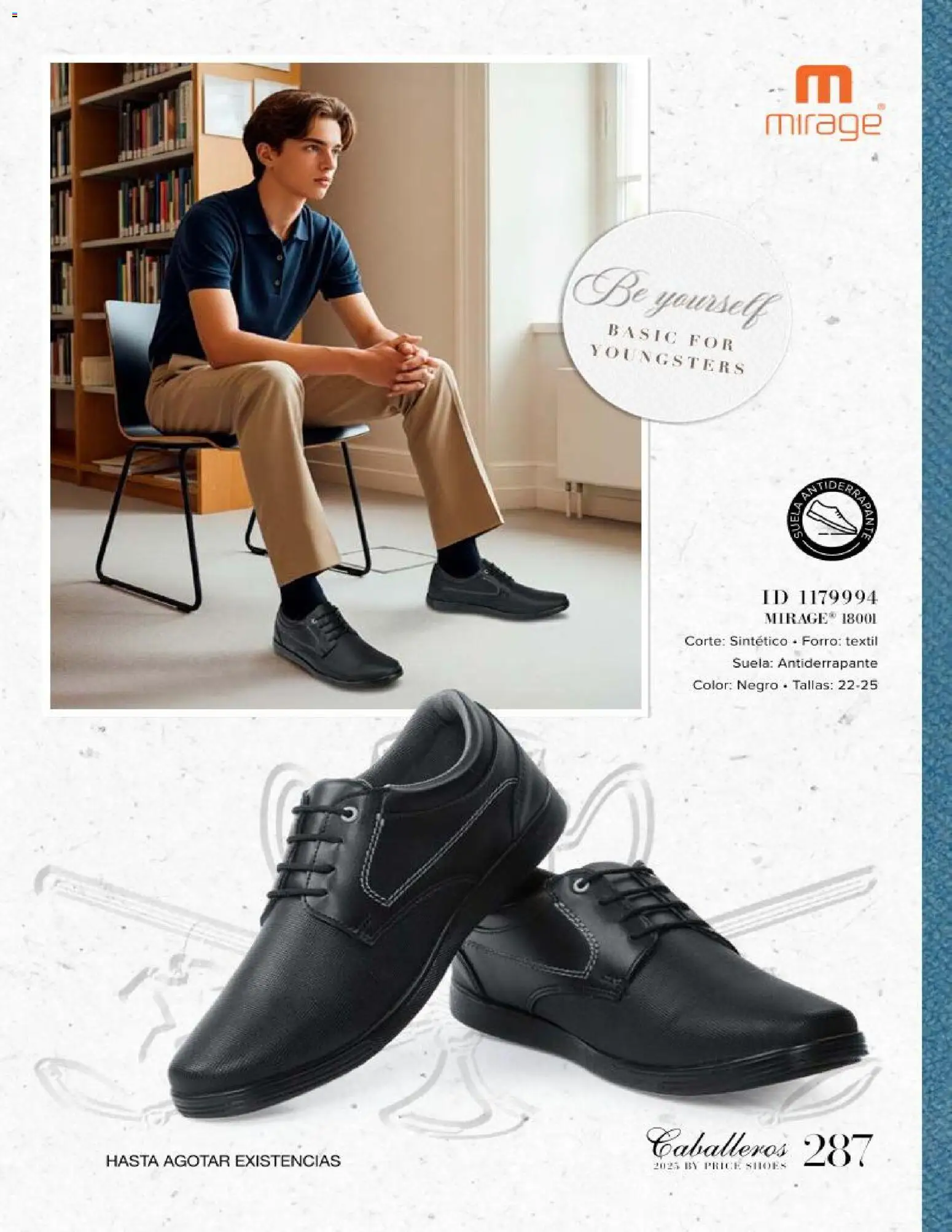 Nuevas ofertas de Price Shoes válidas en toda la República Mexicana desde el 26.11.2025. ¡Encuentra las mejores ofertas en Price Shoes catálogo Caballeros! | Página: 287