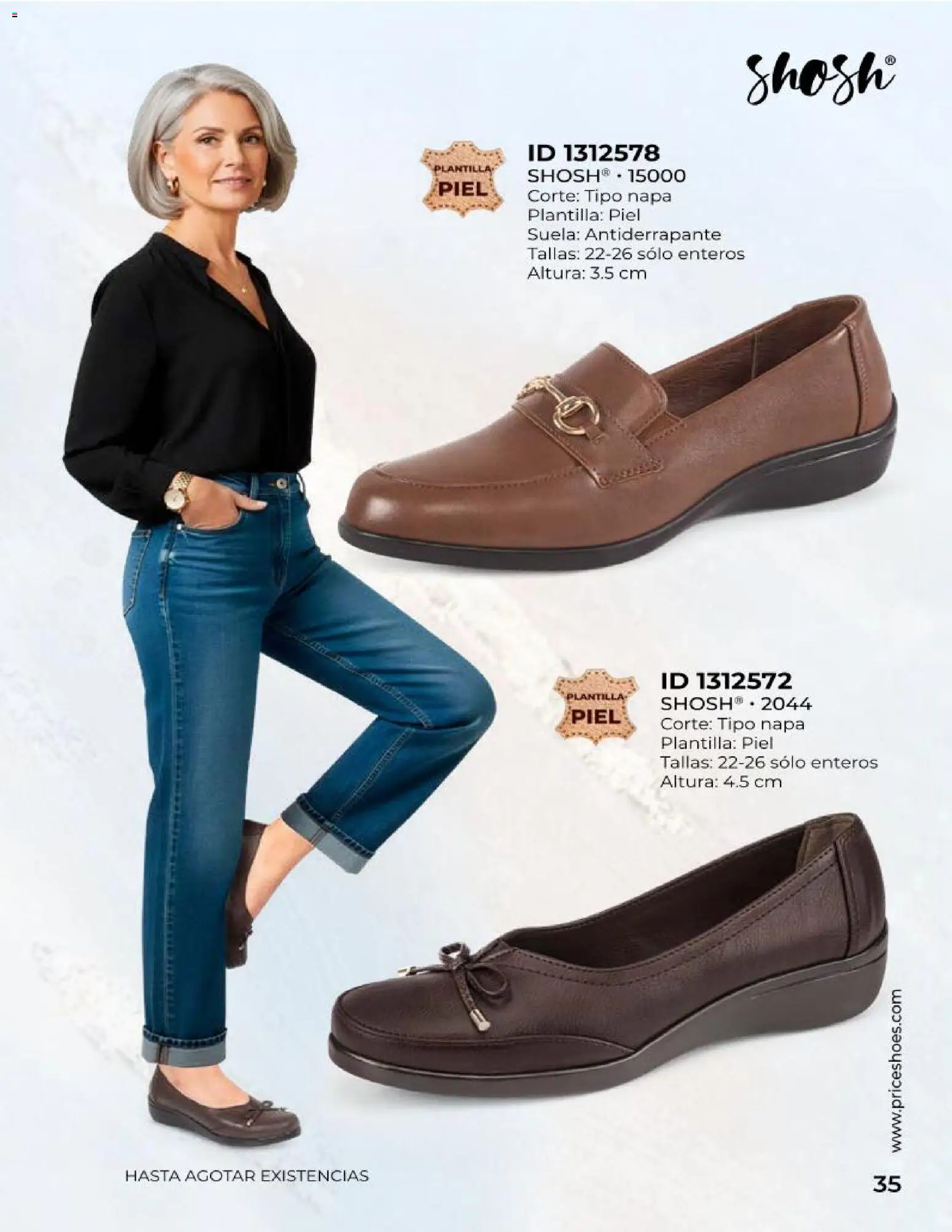Nuevas ofertas de Price Shoes válidas en toda la República Mexicana desde el 23.04.2026. ¡Encuentra las mejores ofertas en Price Shoes catálogo Especial Confort! | Página: 35