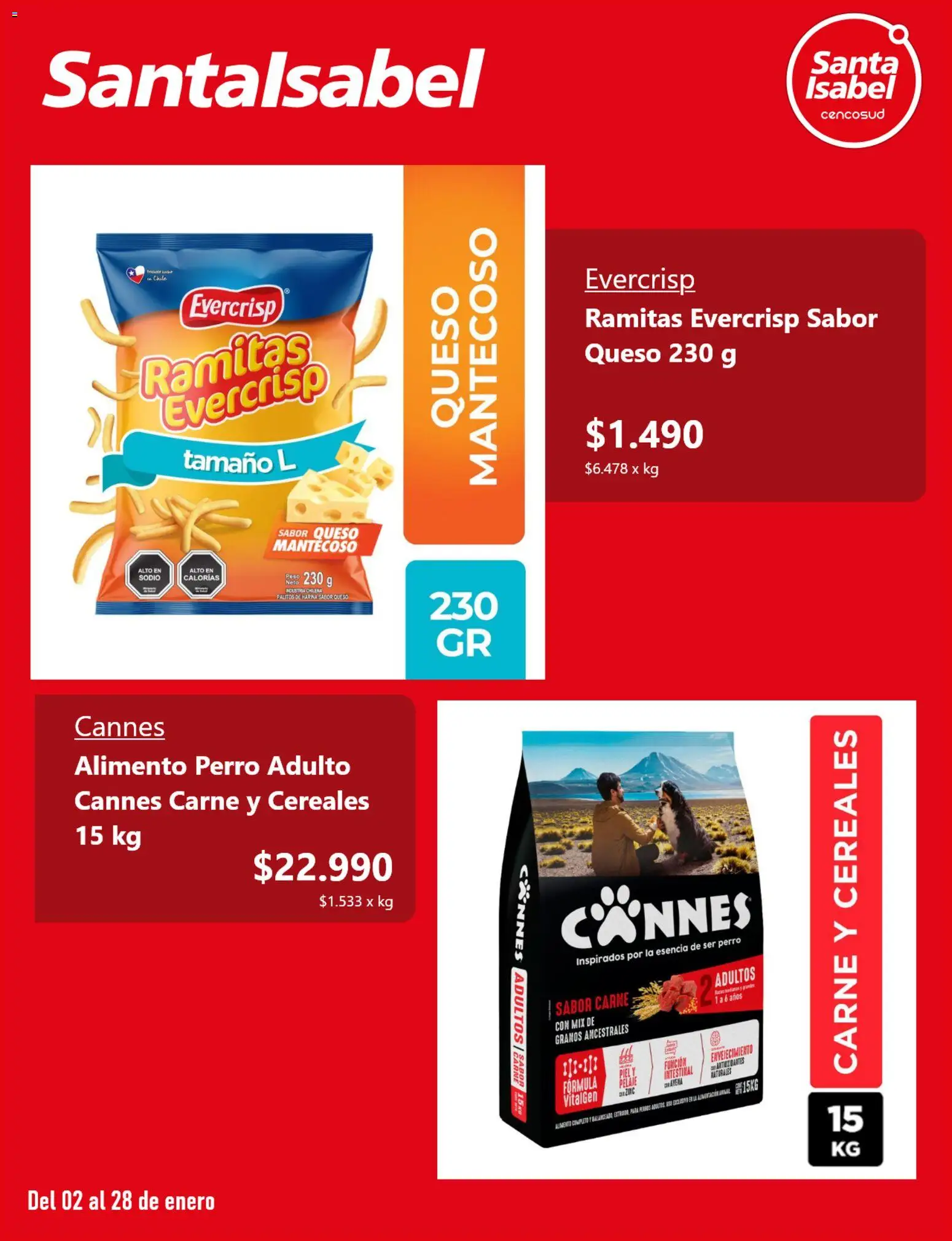 Santa Isabel ofertas  │ válido desde el 02.01.2026 | Página: 5 | Productos: Avena, Queso, Cereales