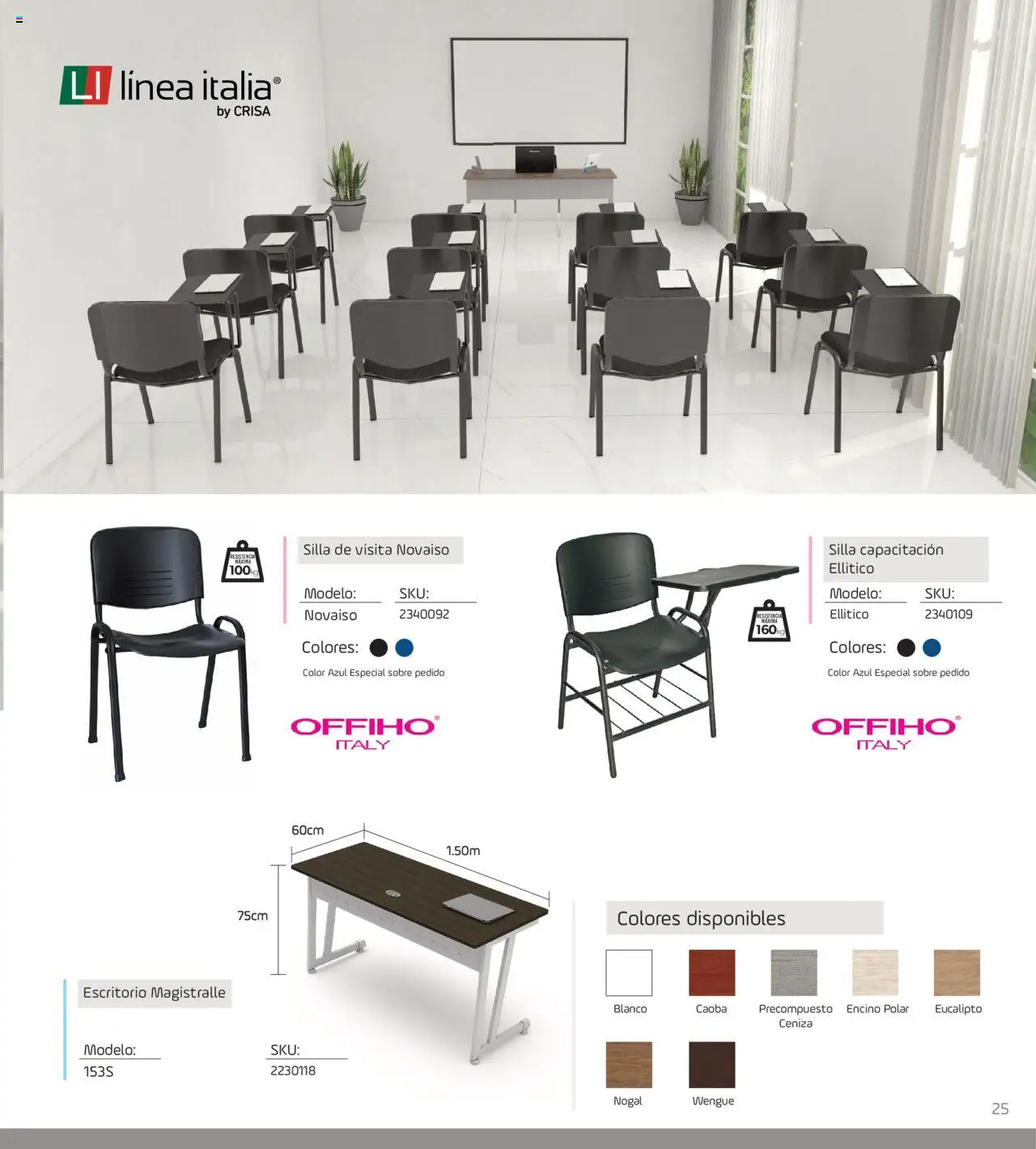 Nuevas ofertas de Ofix válidas en toda la República Mexicana desde el 17.08.2025. ¡Encuentra las mejores ofertas en Ofix - Catálogo Espacios! | Página: 25 | Productos: Silla, Escritorio, Sobre