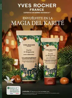 Vista previa de Yves Rocher campaña 17 2025, nuevo folleto de la tienda, válido en México a partir del 09.12.2025