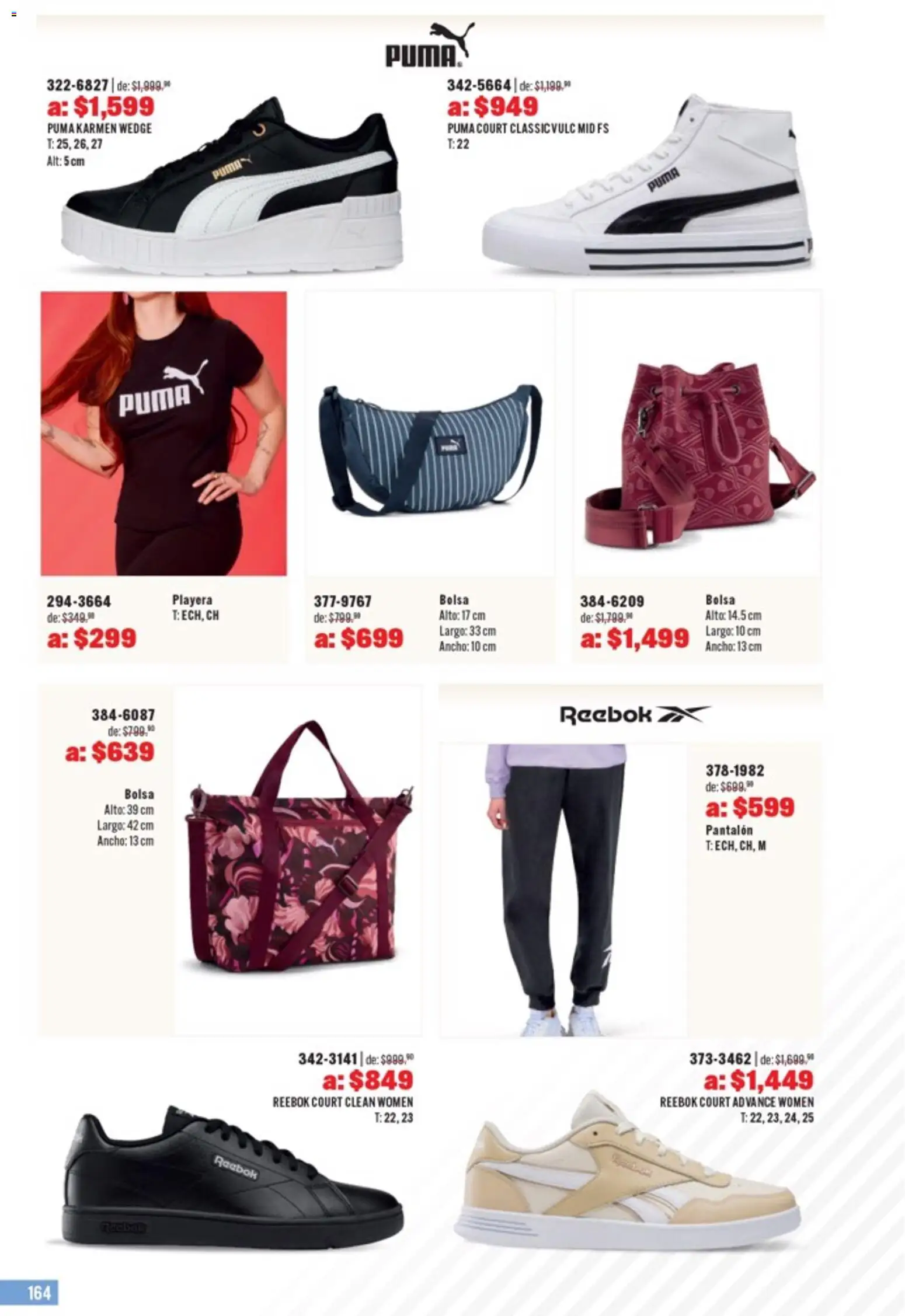 Nuevas ofertas de Andrea válidas en toda la República Mexicana desde el 05.04.2026. ¡Encuentra las mejores ofertas en Andrea catálogo Outlet! | Página: 164 | Productos: Bolsa, Playera