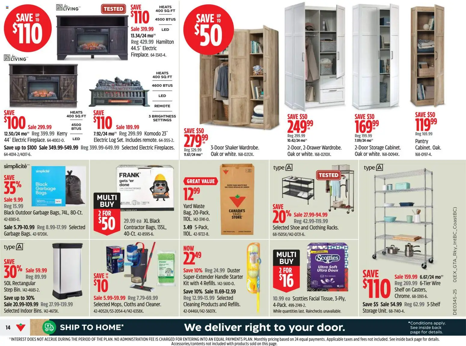 Canadian Tire flyer valid from 30.10.2025 | Page: 14 | Products: Shelf
