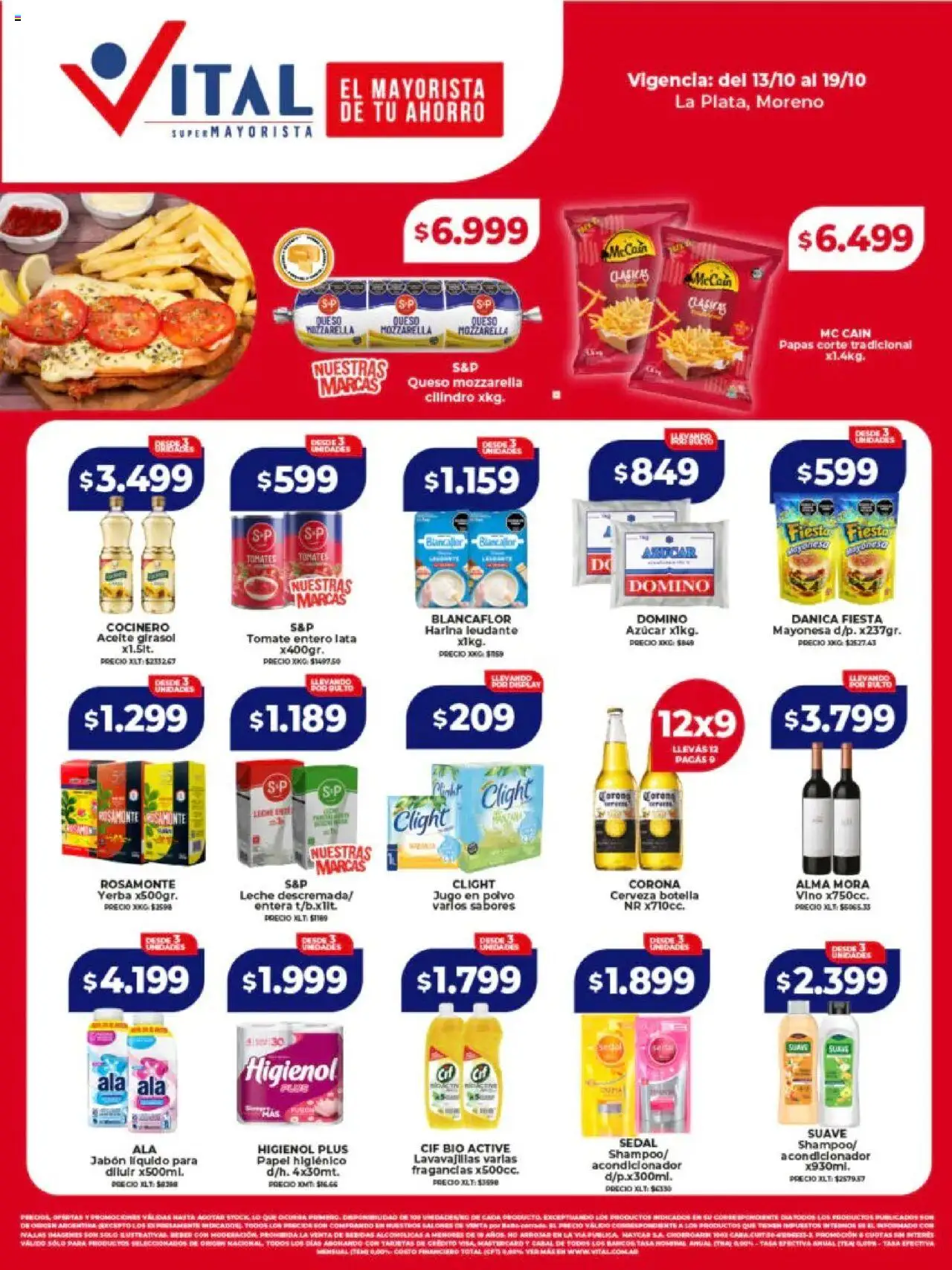 Vital - Ofertas │ válido desde el 13.10.2025 | Página: 1 | Productos: Botella, Jabón, Queso, Jugo