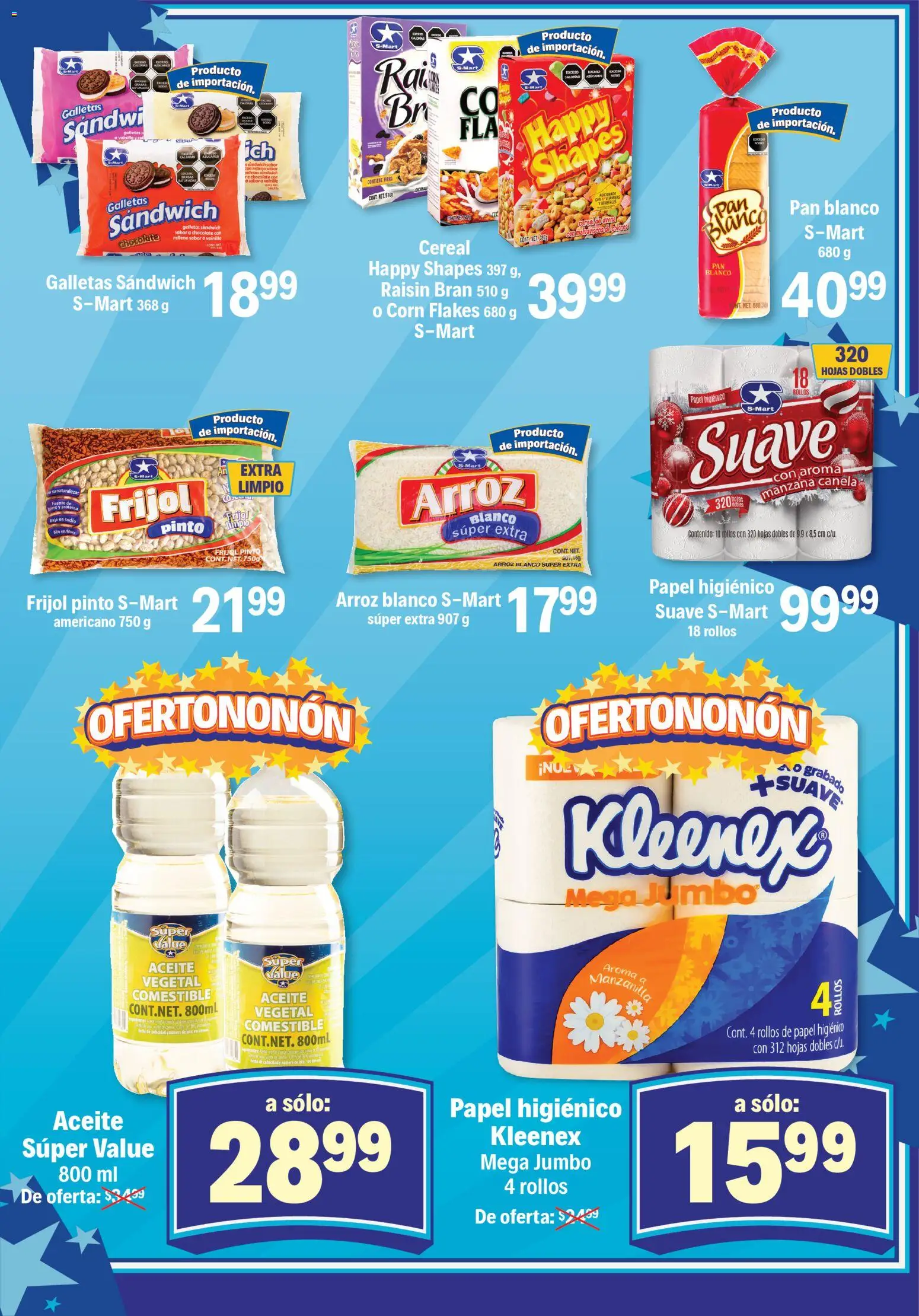 Nuevas ofertas de S-Mart válidas en toda la República Mexicana desde el 31.10.2025. ¡Encuentra las mejores ofertas en S-Mart folleto Juárez! | Página: 3 | Productos: Sofá, Manzana, Pan, Chocolate