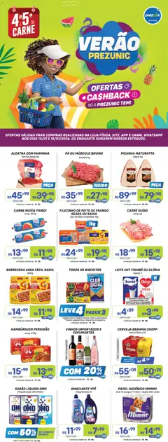 Encarte Prezunic - Pré-Visualização do folheto da loja Prezunic, válido de 14.01.2026