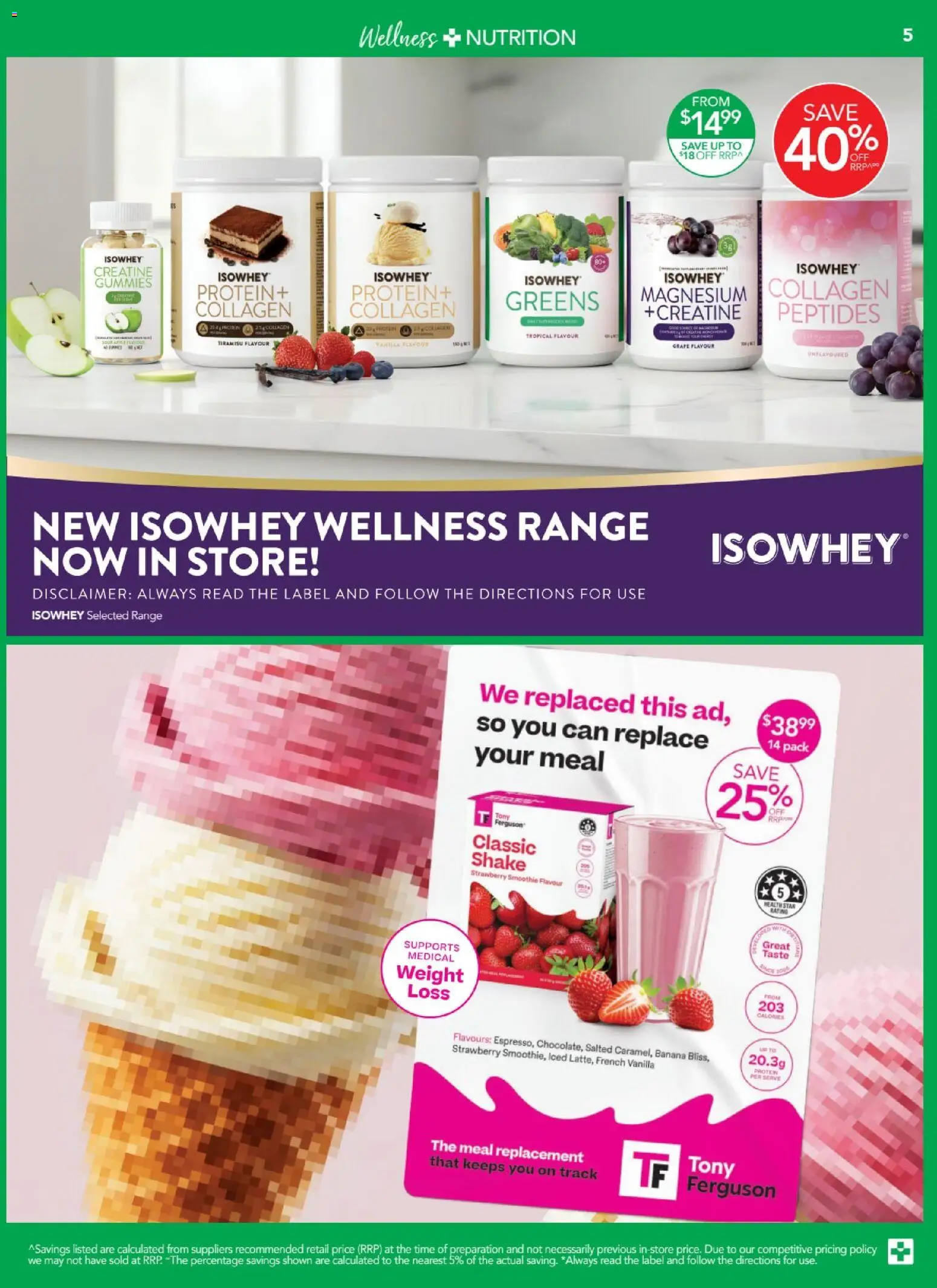 Terry White catalogue - valid from 22.01.2026 | Page: 5 | Products: Greens, Collagen, Weight loss, Weight