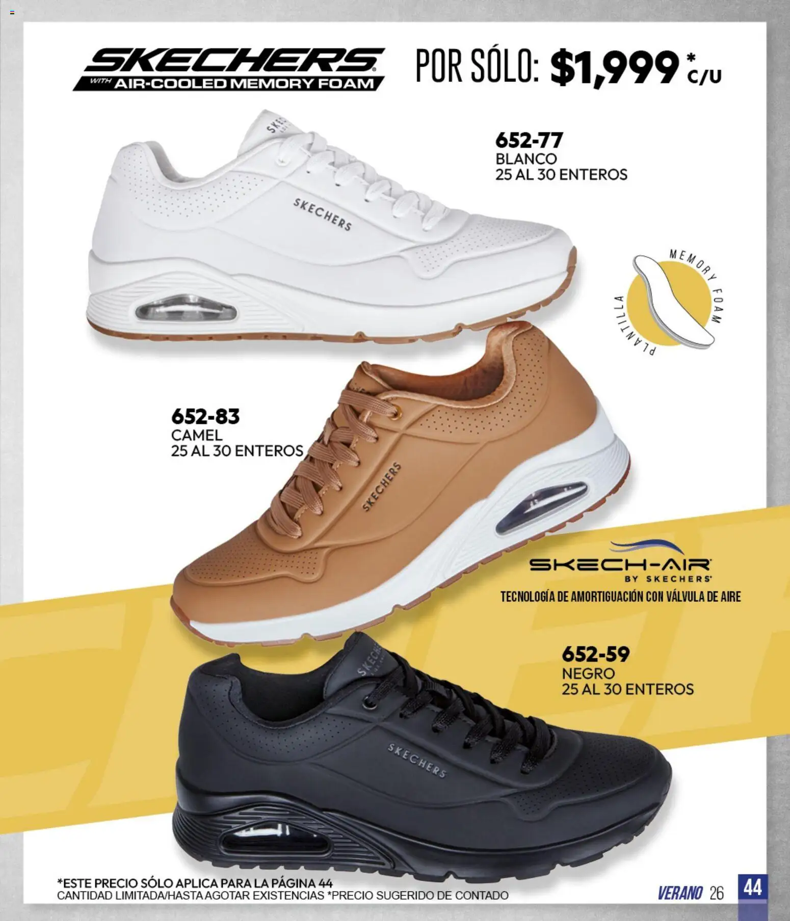 Nuevas ofertas de Cklass válidas en toda la República Mexicana desde el 05.03.2026. ¡Encuentra las mejores ofertas en Cklass catálogo Verano Sportbrands Dama! | Página: 208 | Productos: Válvula