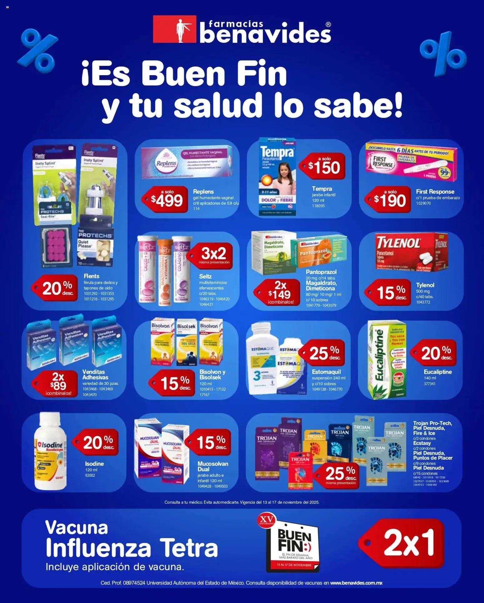 Nuevas ofertas de Farmacia Benavides válidas en toda la República Mexicana desde el 13.11.2025. ¡Encuentra las mejores ofertas en Farmacia Benavides Buen Fin ! | Página: 6