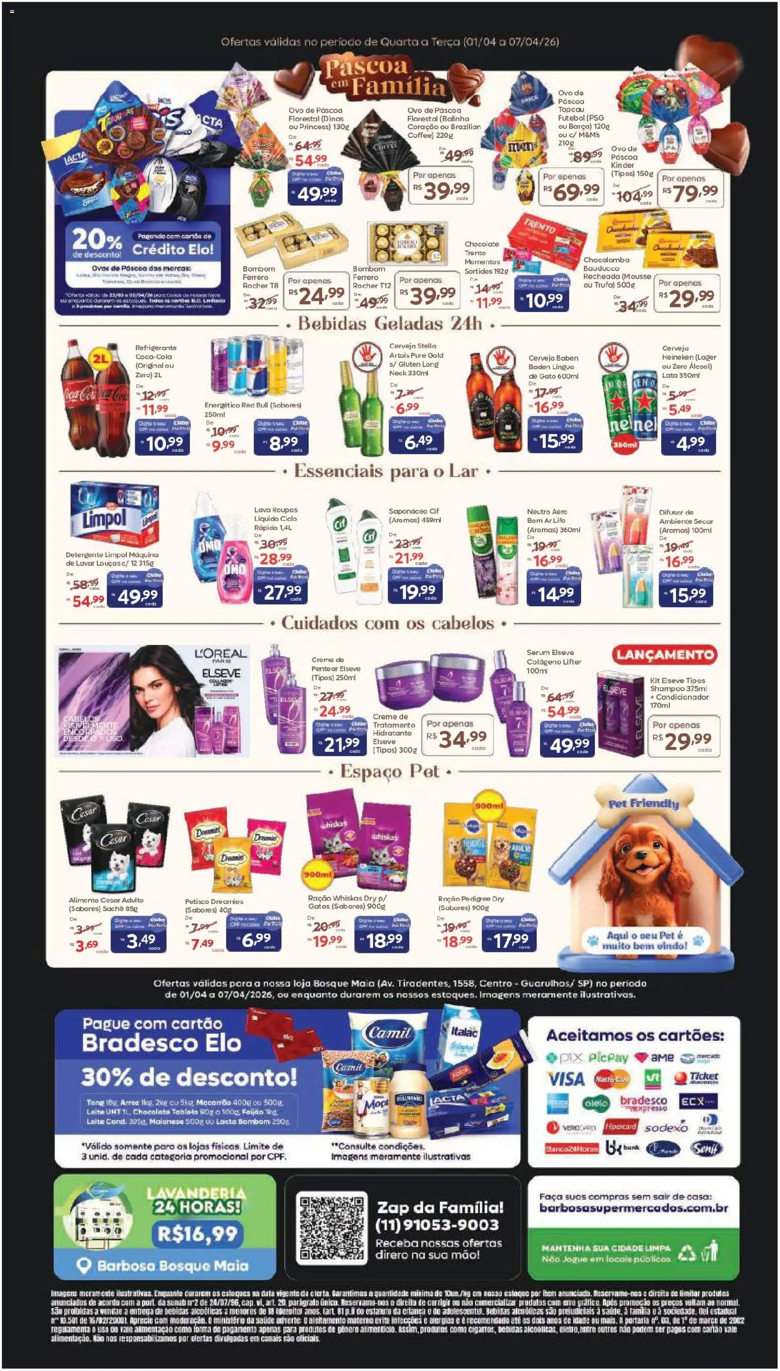 Barbosa Supermercados Folheto - válido de 01.04.2026 | Página: 4 | Produtos: Difusor, Colágeno, Faca, Maionese