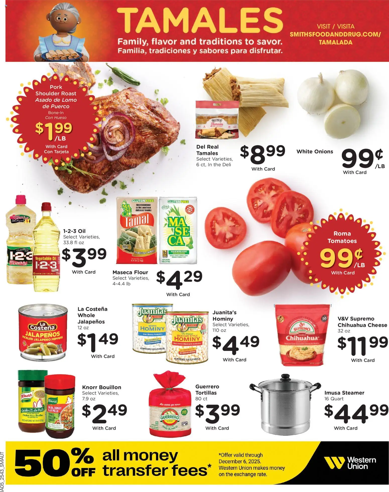 Smith's Weekly Ad - NM - valid from 28.11.2025 | Page: 14 | Products: Oil, Tomatoes, Steamer, Bag