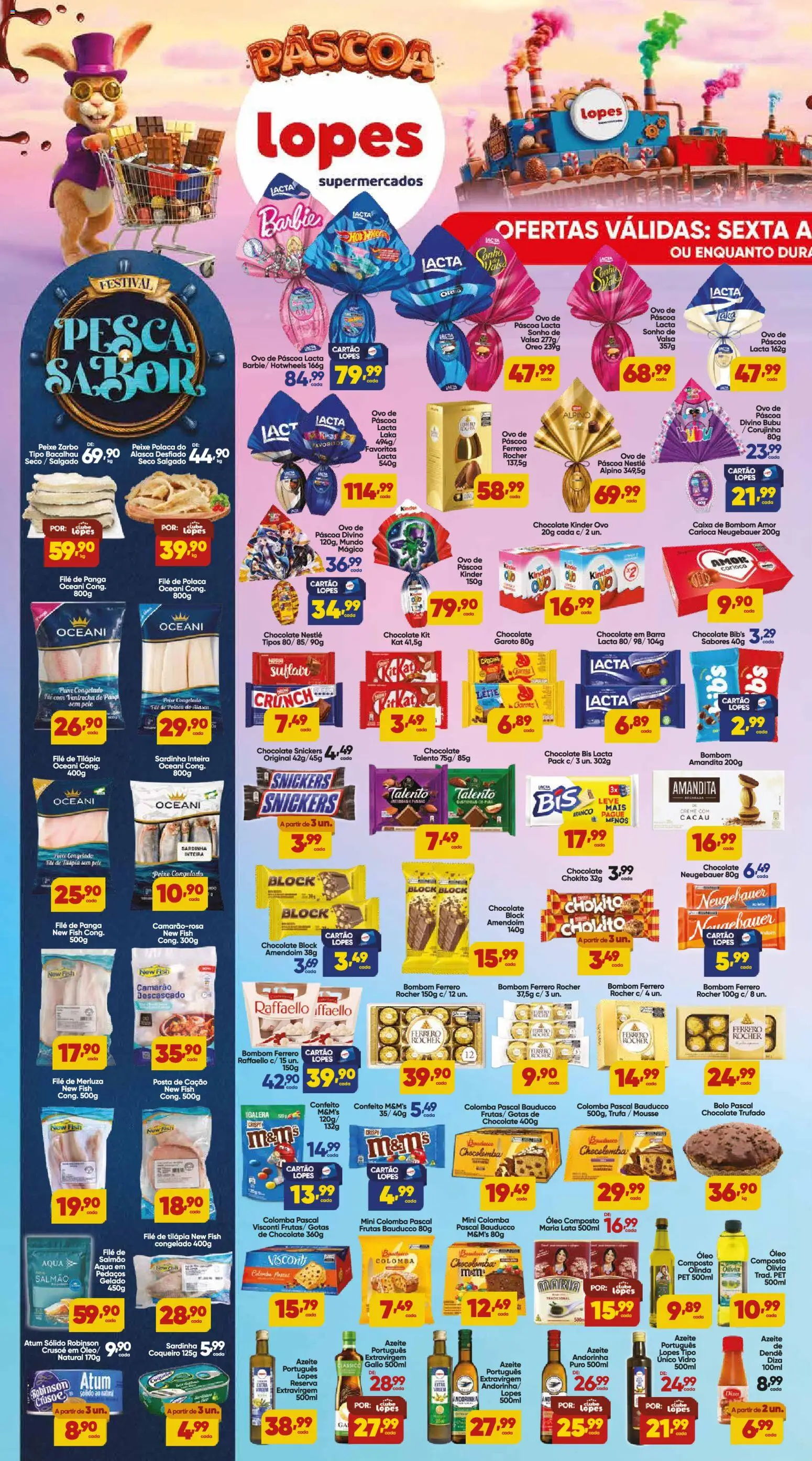 Lopes Supermercados Folheto - válido de 03.04.2026 | Página: 2 | Produtos: Caixa, Camarão, Bolo, File de polaca