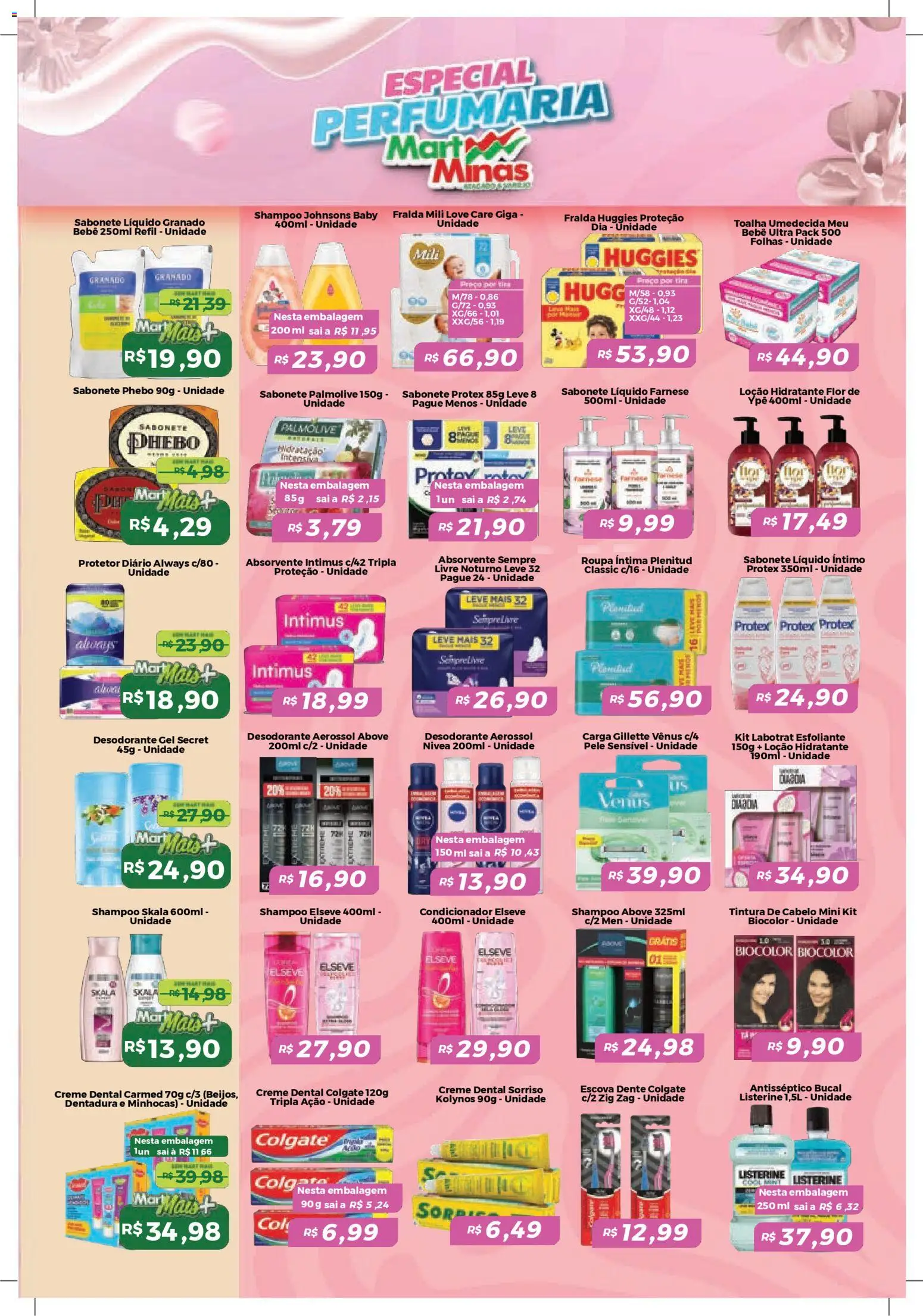 Mart Minas Folheto - válido de 20.11.2025 | Página: 7 | Produtos: Shampoo, Escova, Saia, Sabonete