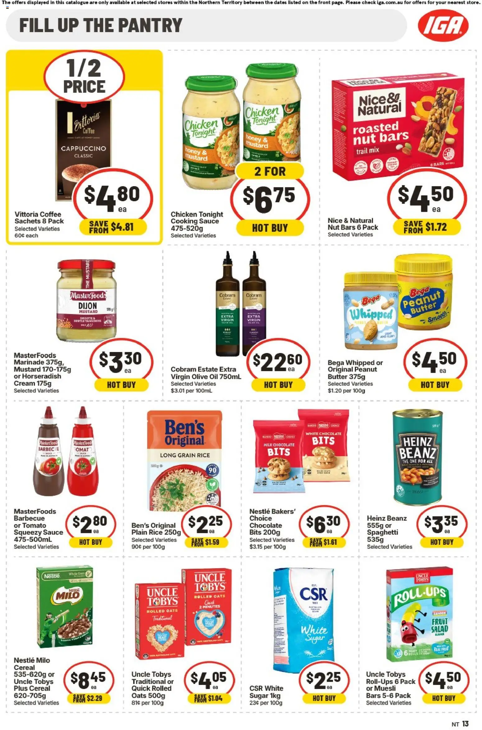 IGA catalogue - valid from 15.04.2026 | Page: 9 | Products: Chicken, Rice, Mustard, Cereal