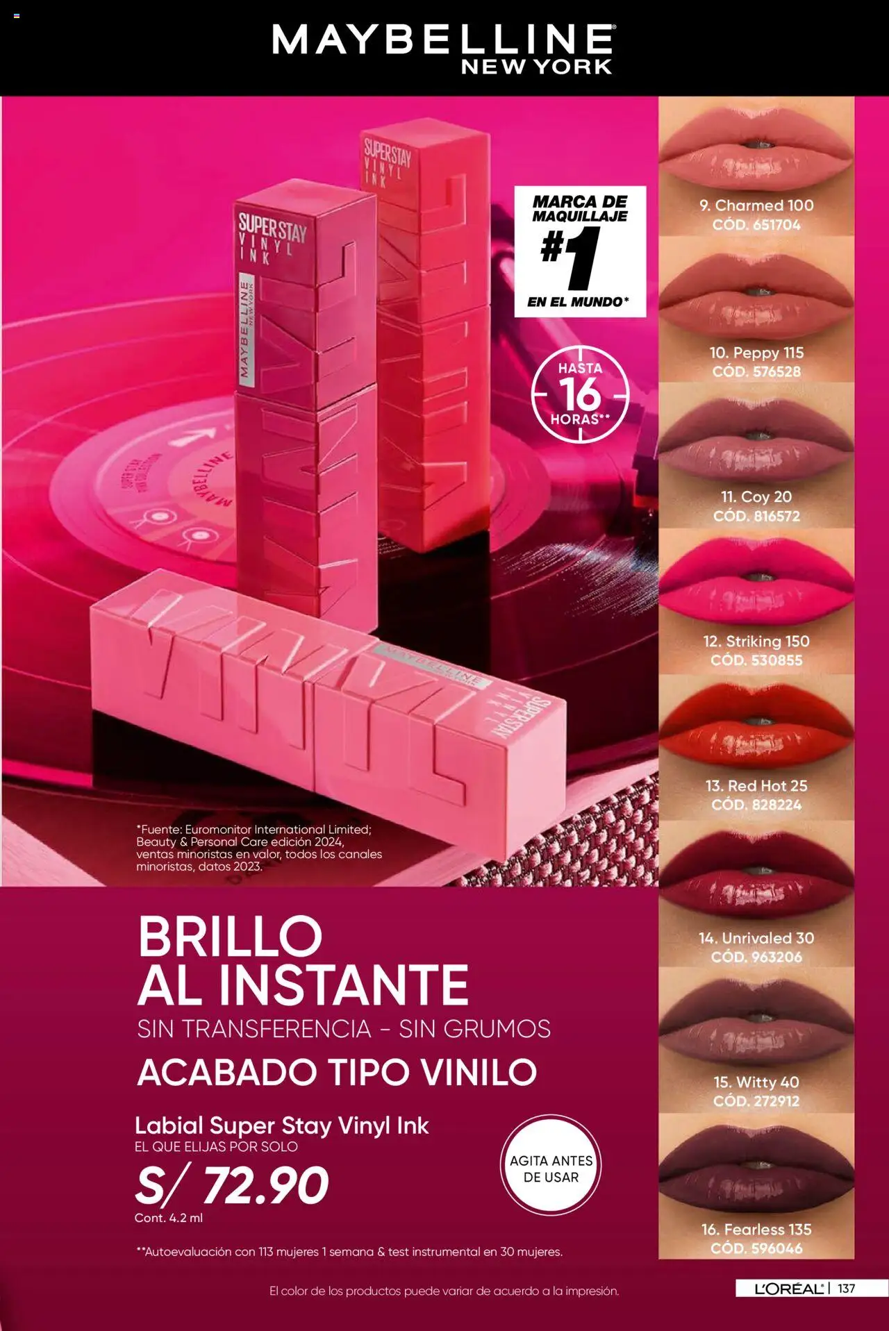 Catálogo Azzorti válido desde 18.08.2025 | Página: 141 | Productos: Maquillaje