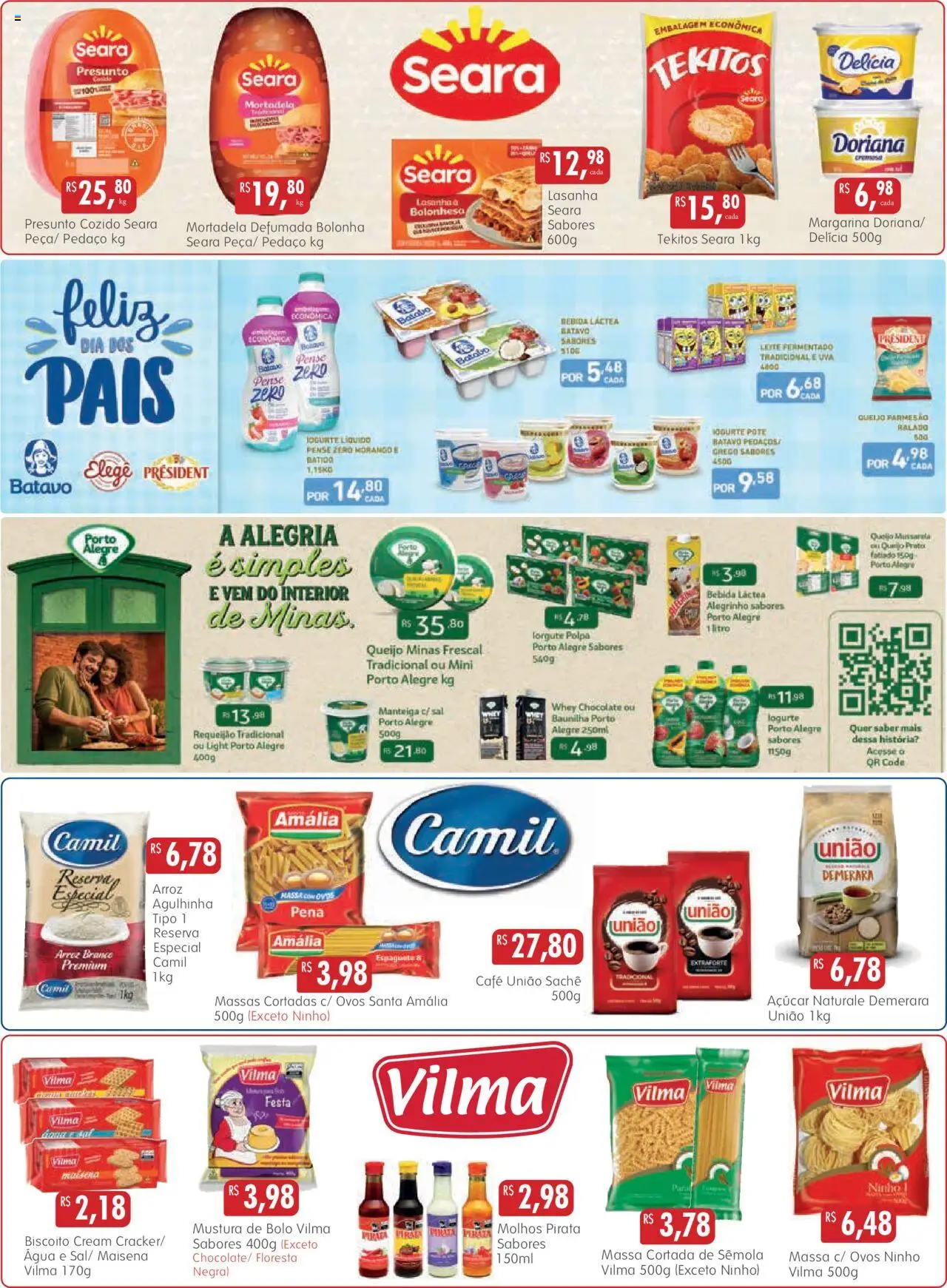 EPA Folheto - válido de 01.08.2025 | Página: 2 | Produtos: Espaguete, Mortadela, Arroz, Sal
